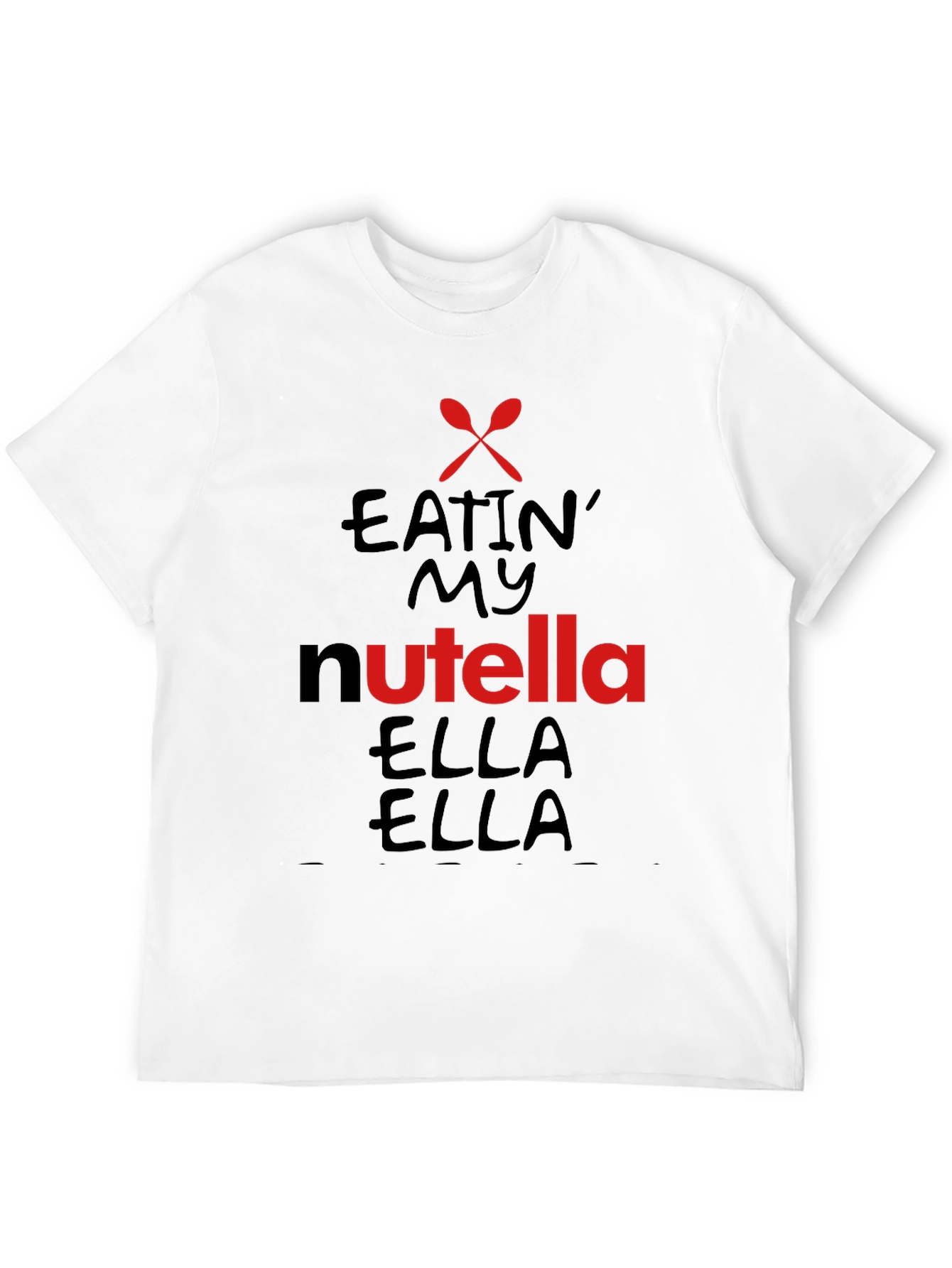 Nutella Lovers Black T-Shirt