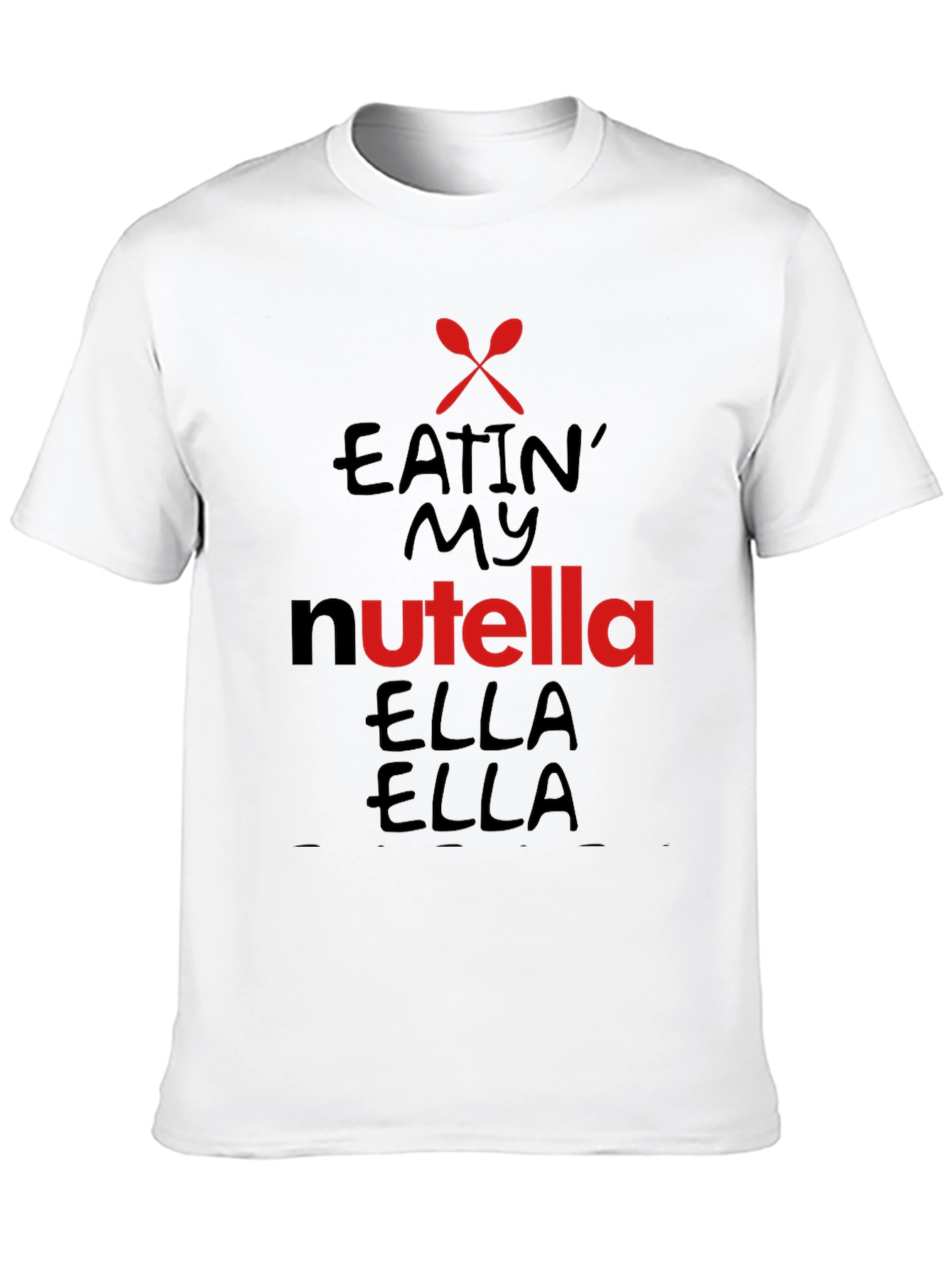 Nutella Lovers Black T-Shirt