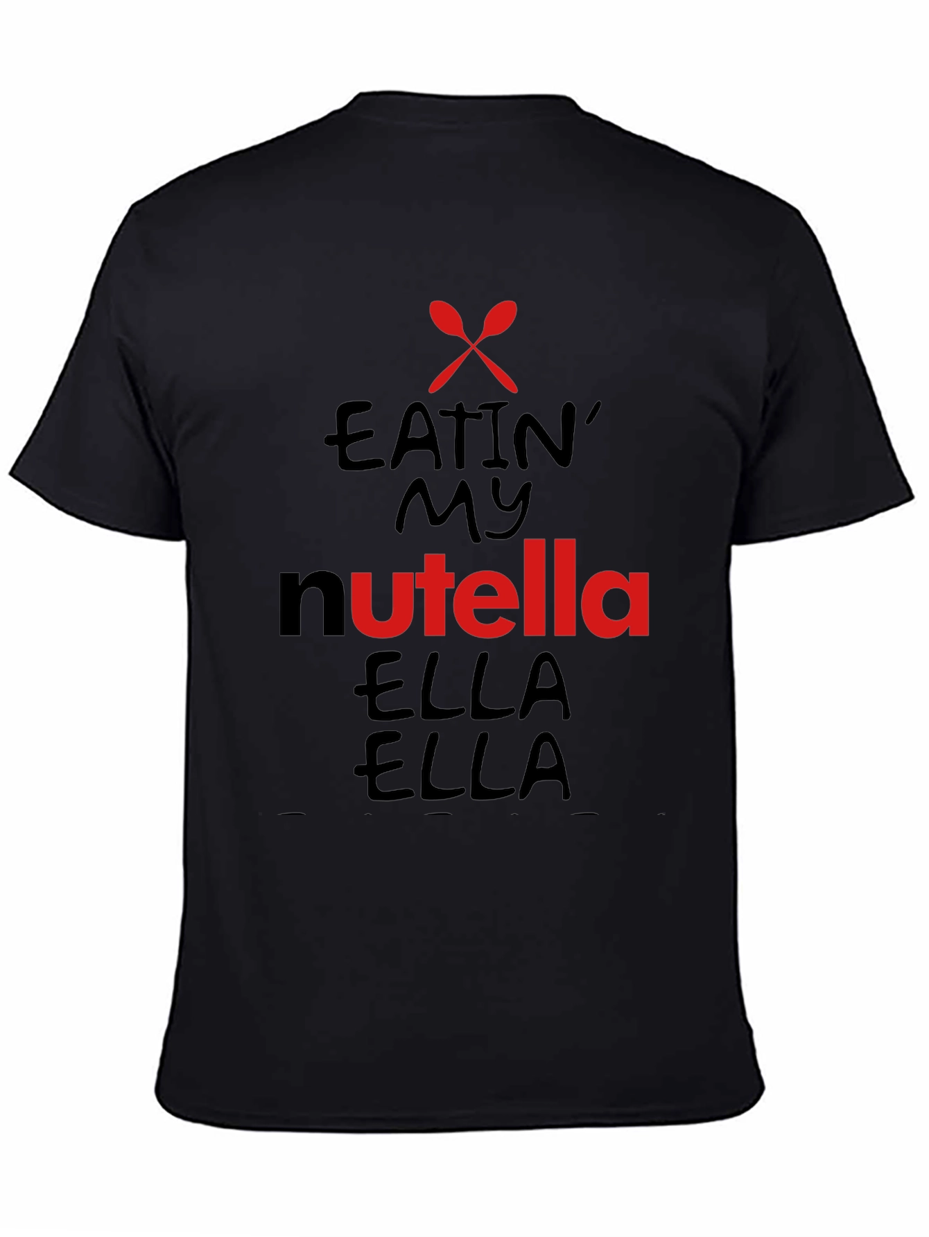 Nutella Lovers Black T-Shirt