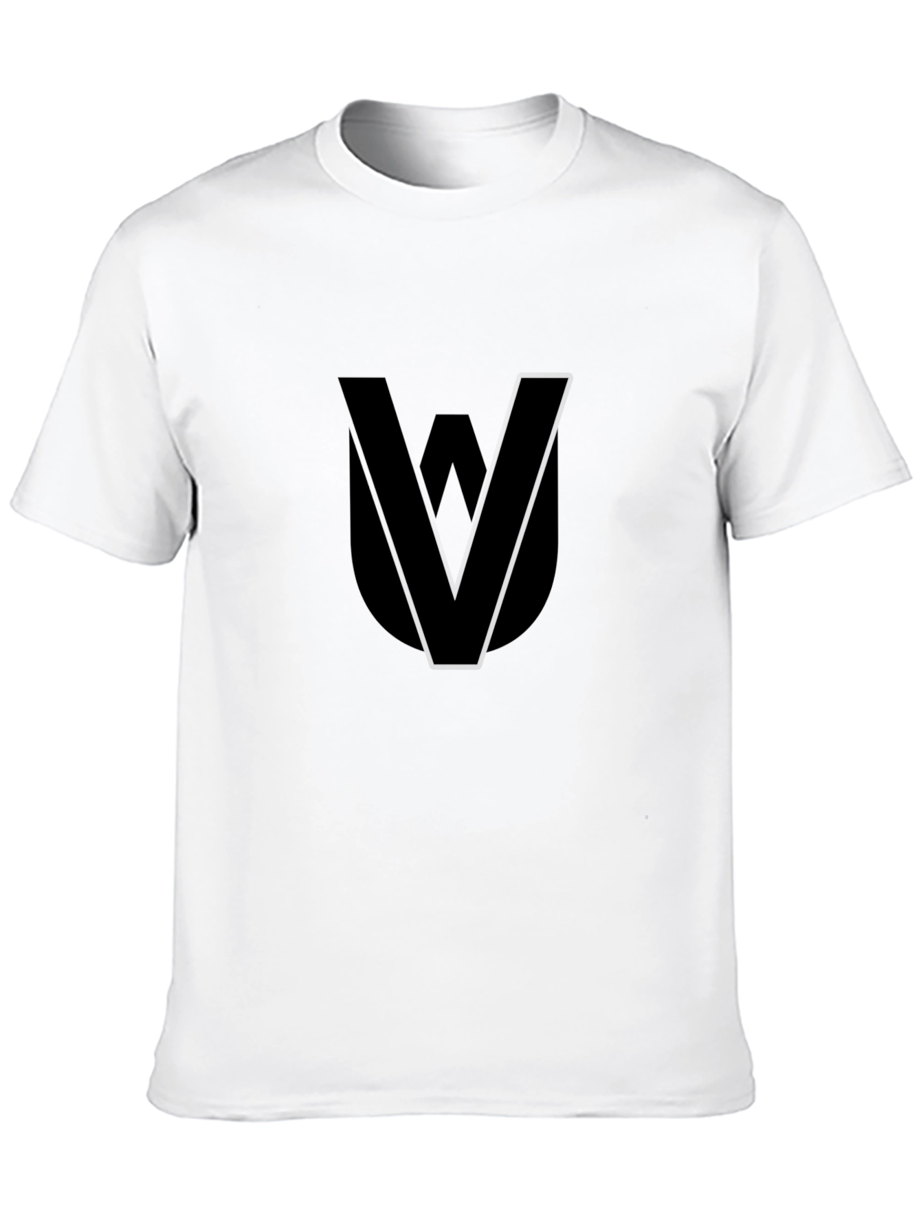 Stylish Black T-Shirt with Unique Graphic Design