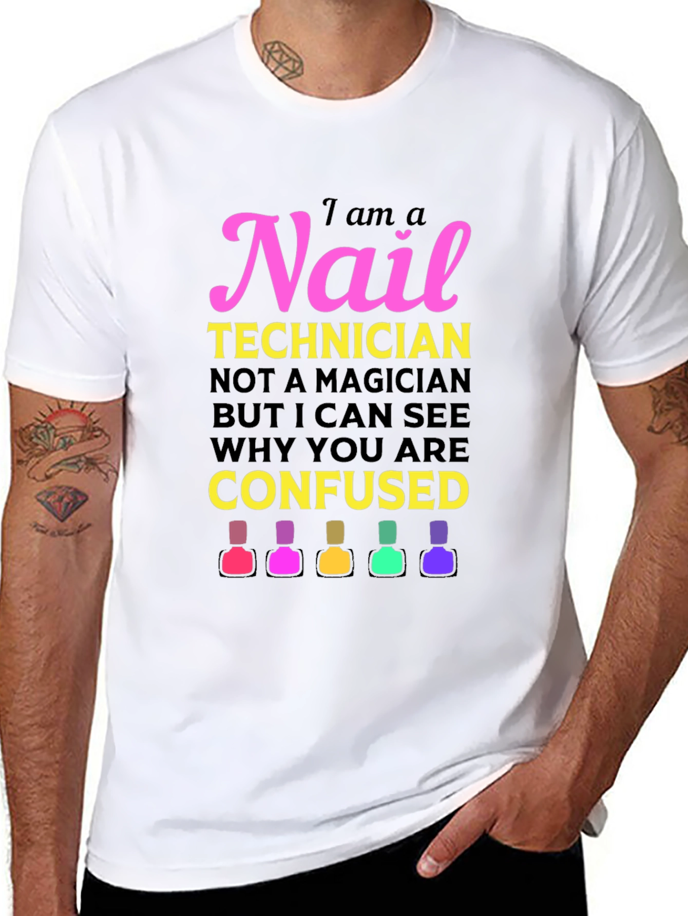 Nail Technician Graphic T-Shirt - Salon Apparel