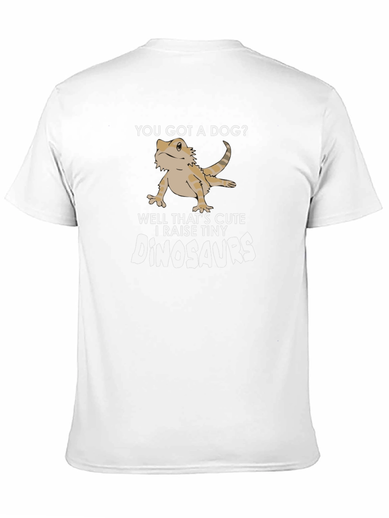 I Raise Tiny Dinosaurs T-Shirt – Funny Reptile Lover Graphic Tee Gift