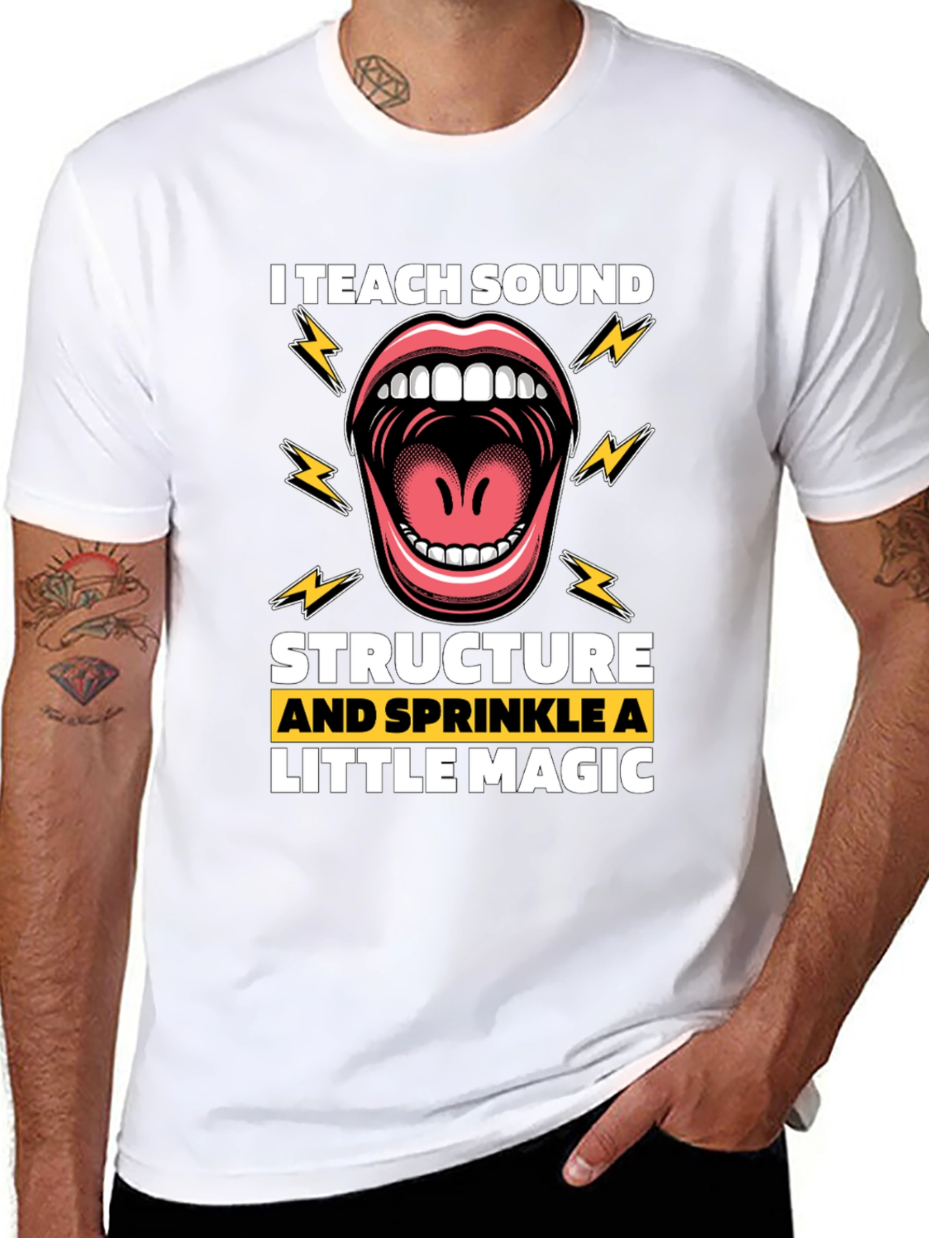 I Teach Sound T-Shirt - Structure and Magic