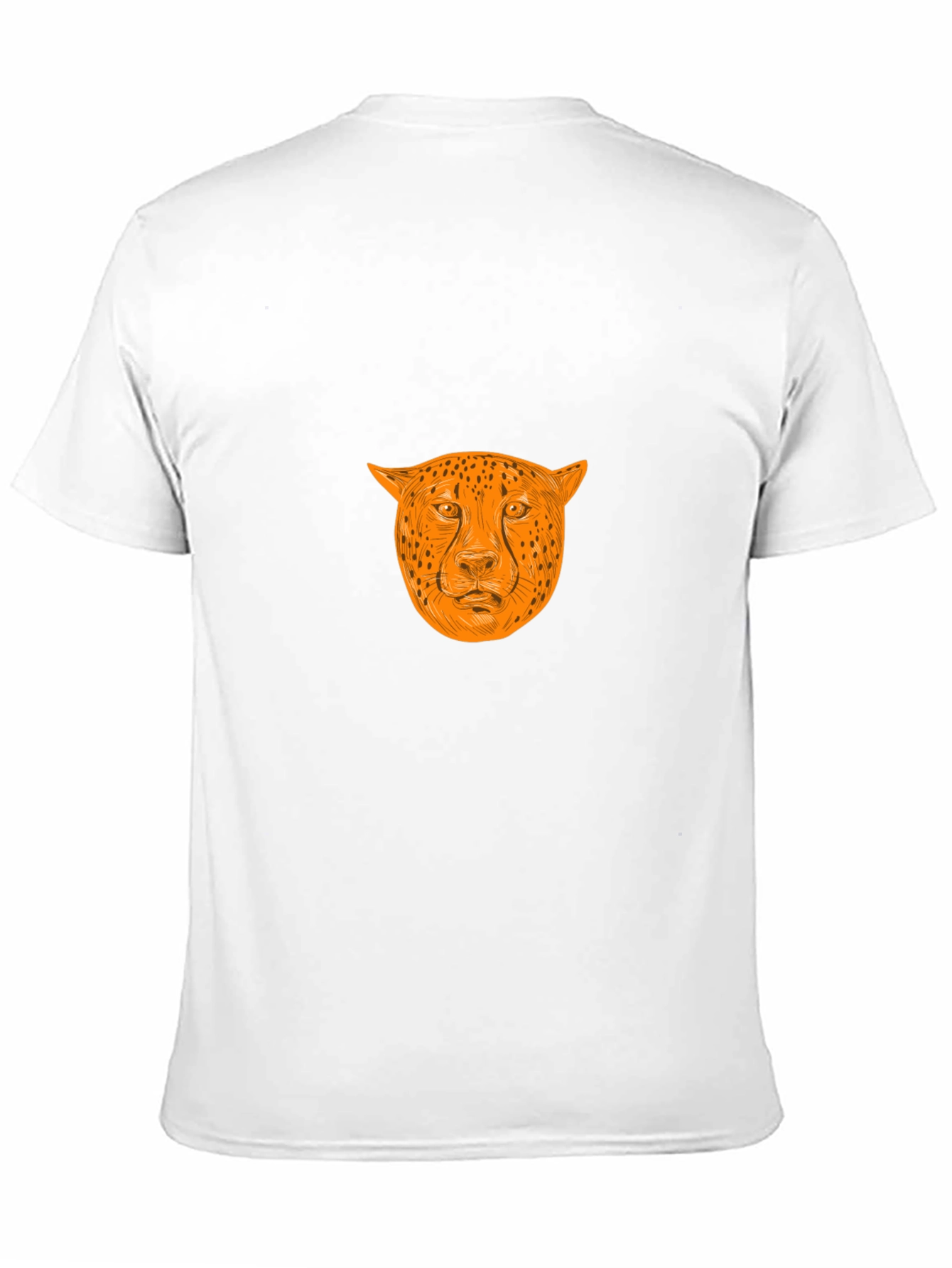 Bold Cheetah Graphic Tee - Black