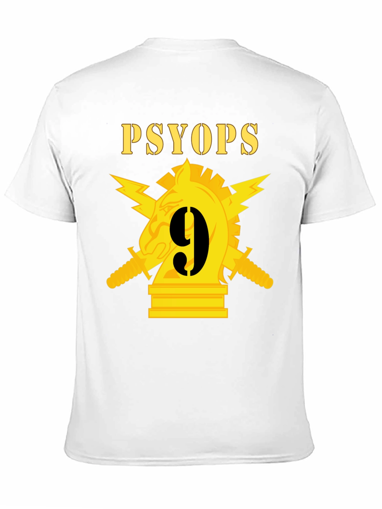 PSYOPs 9 T-Shirt - Knight Chess Piece Graphic Tee