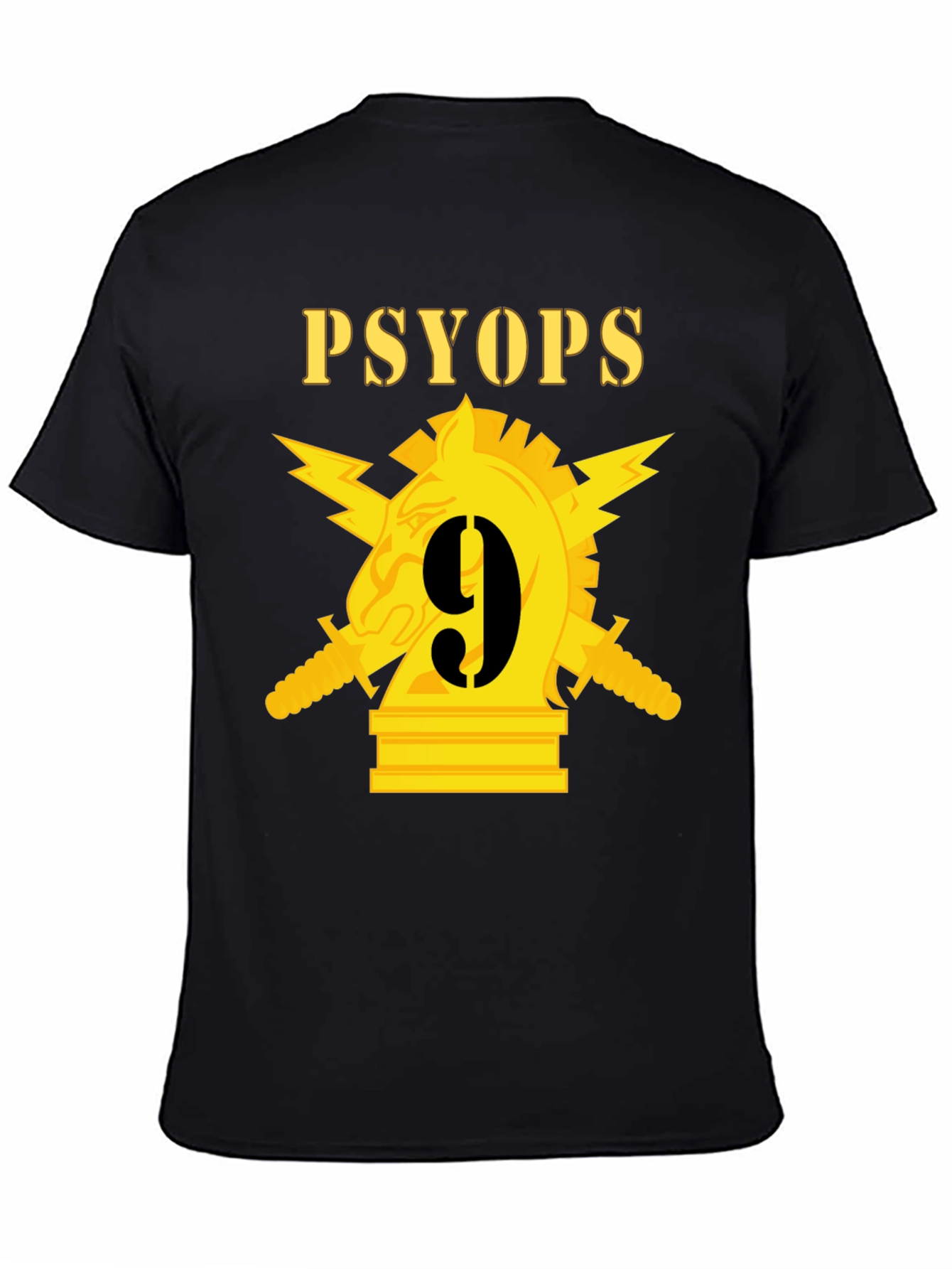 PSYOPs 9 T-Shirt - Knight Chess Piece Graphic Tee