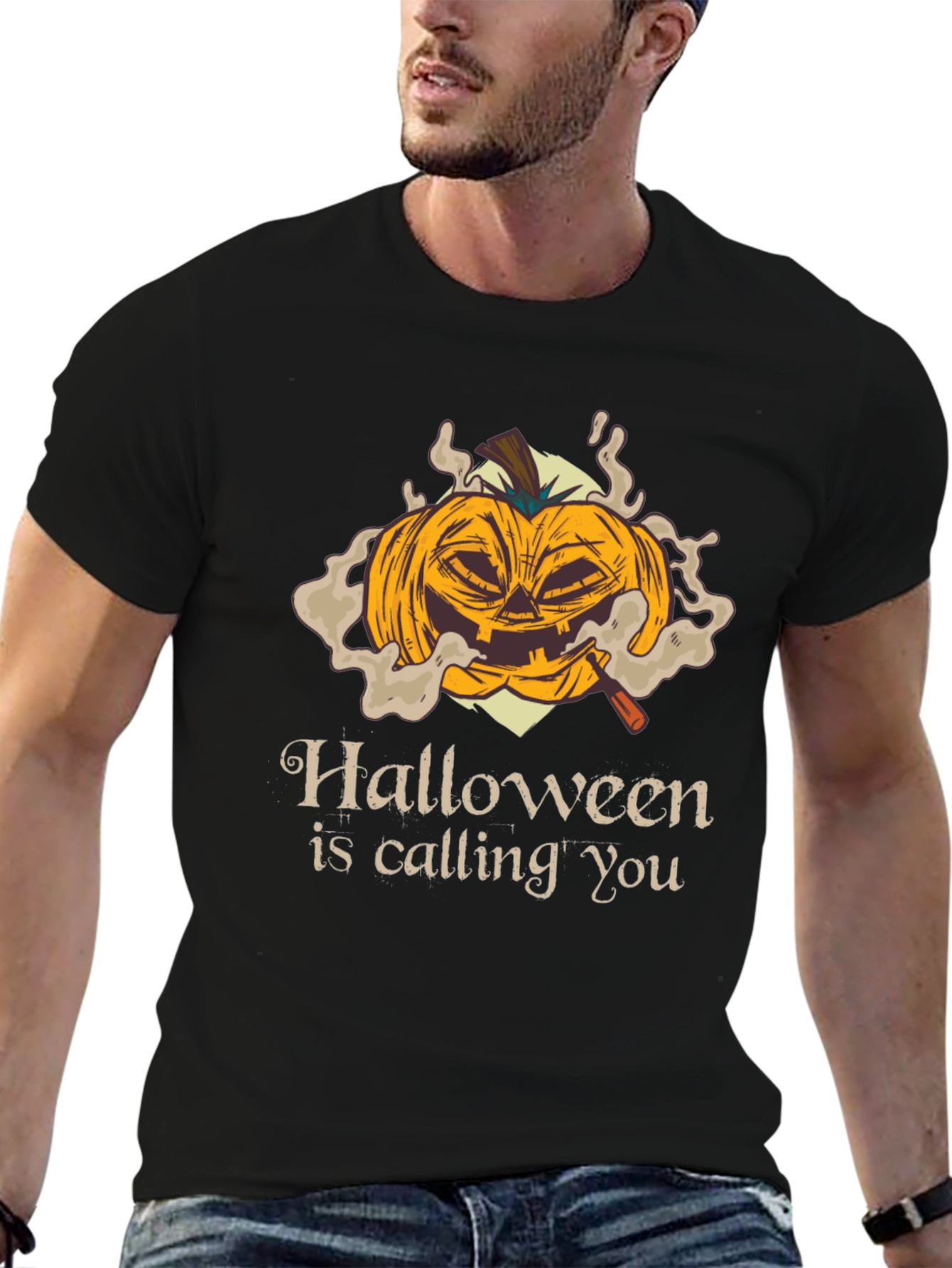 Halloween Pumpkin T-Shirt - Spooky Season Apparel