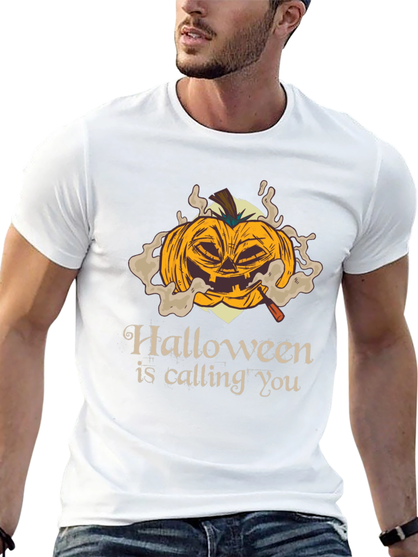 Halloween Pumpkin T-Shirt - Spooky Season Apparel