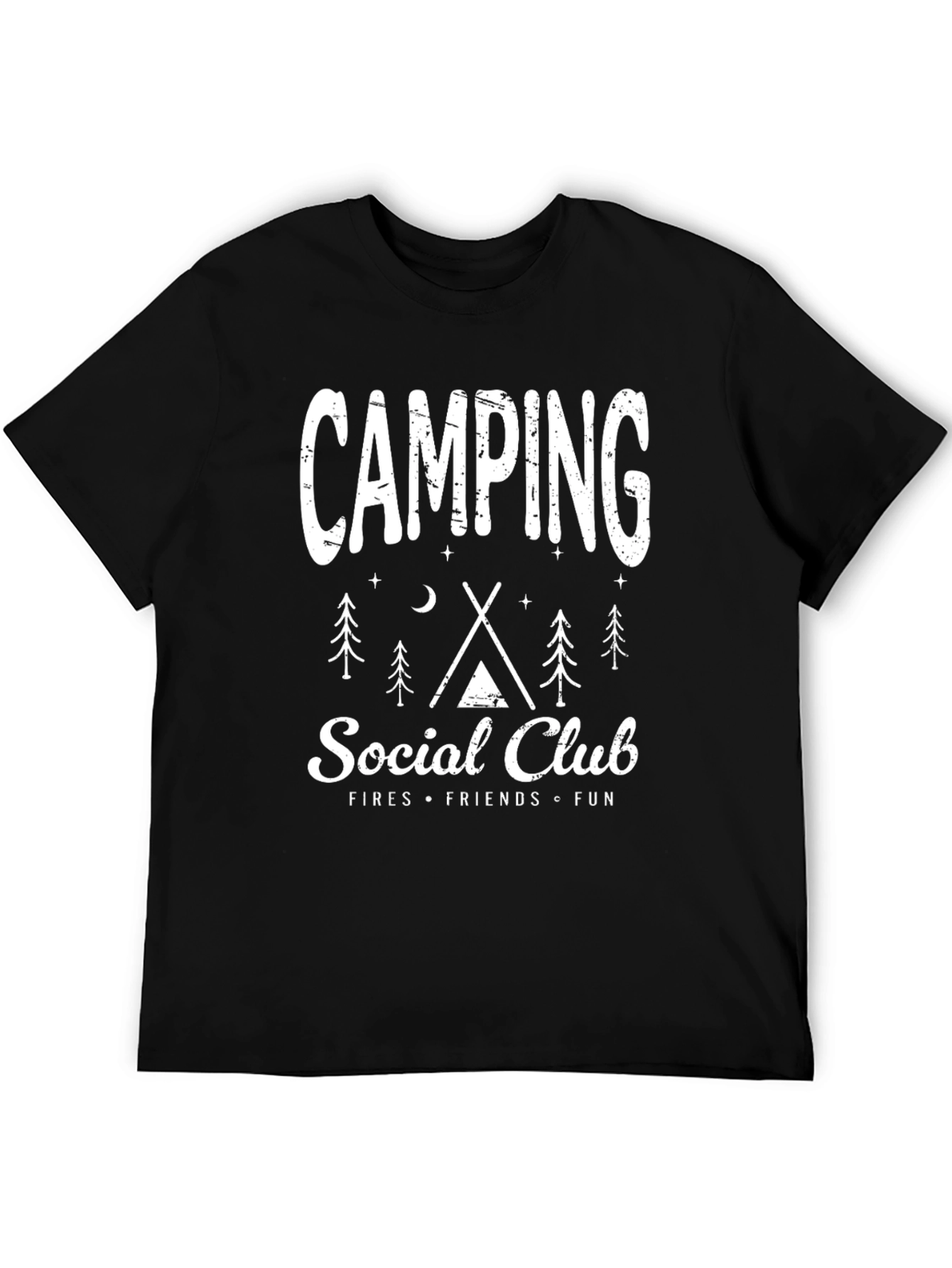 Camping Social Club Graphic Tee - Black