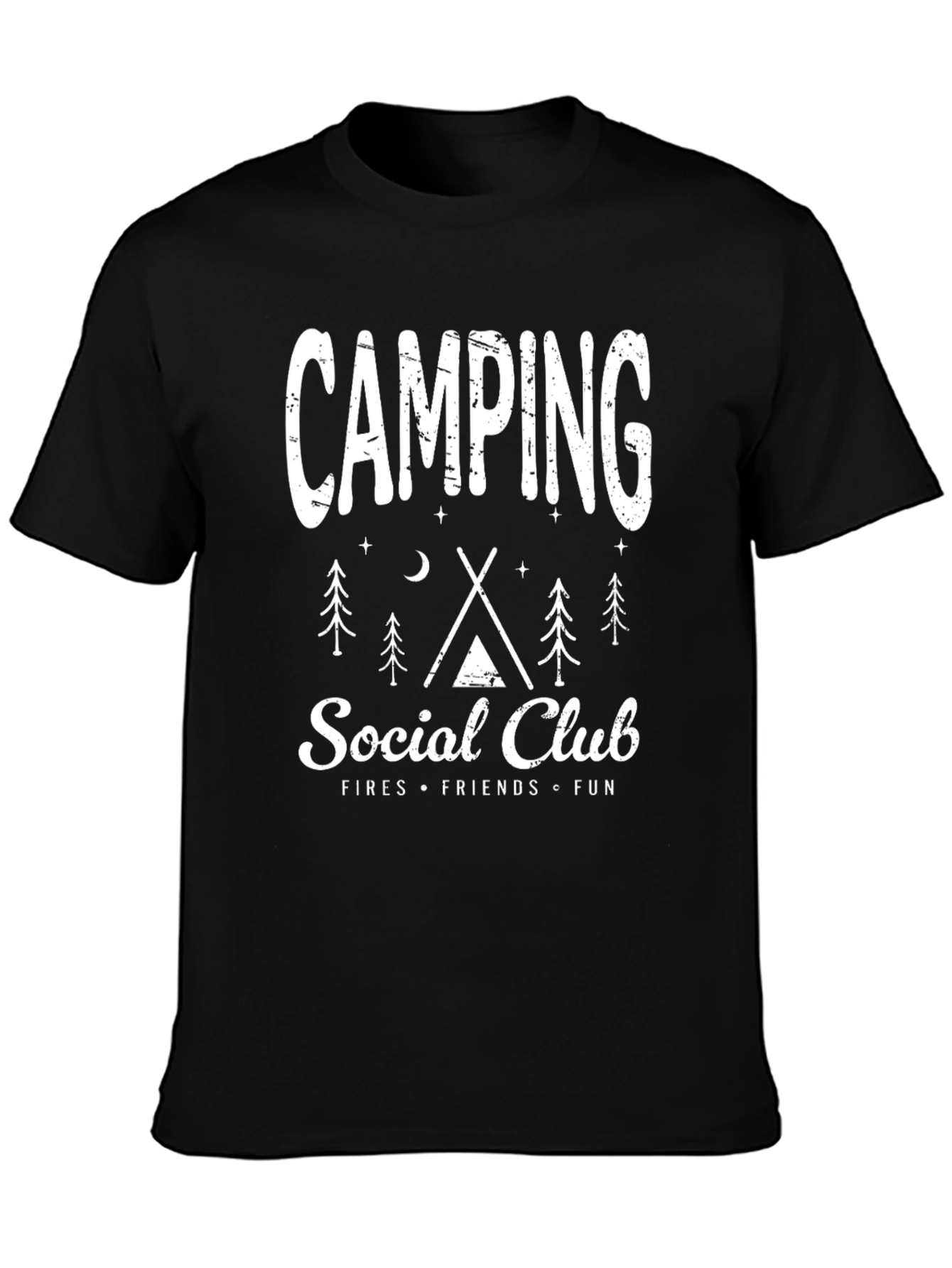 Camping Social Club Graphic Tee - Black
