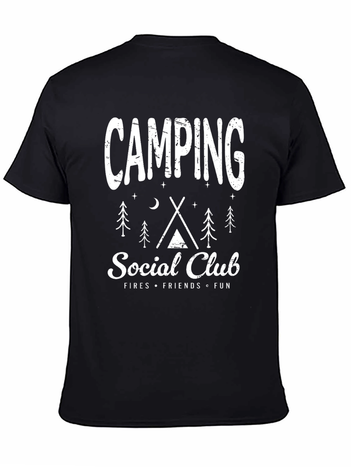 Camping Social Club Graphic Tee - Black