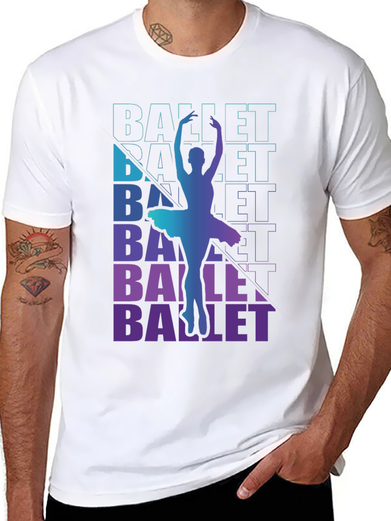 Ballet Dancer Graphic Tee - Stylish & Comfortable