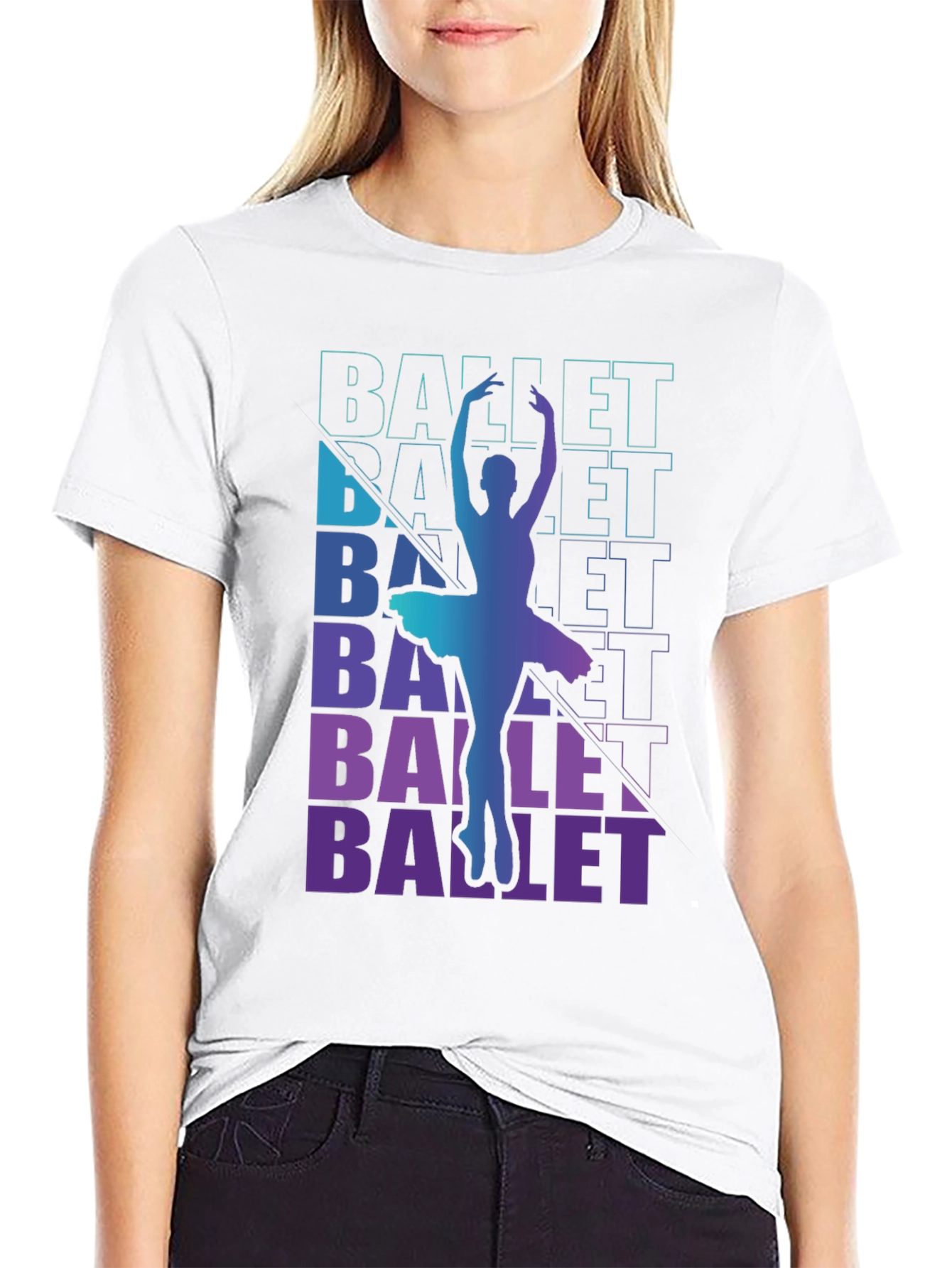 Ballet Dancer Graphic Tee - Stylish & Comfortable