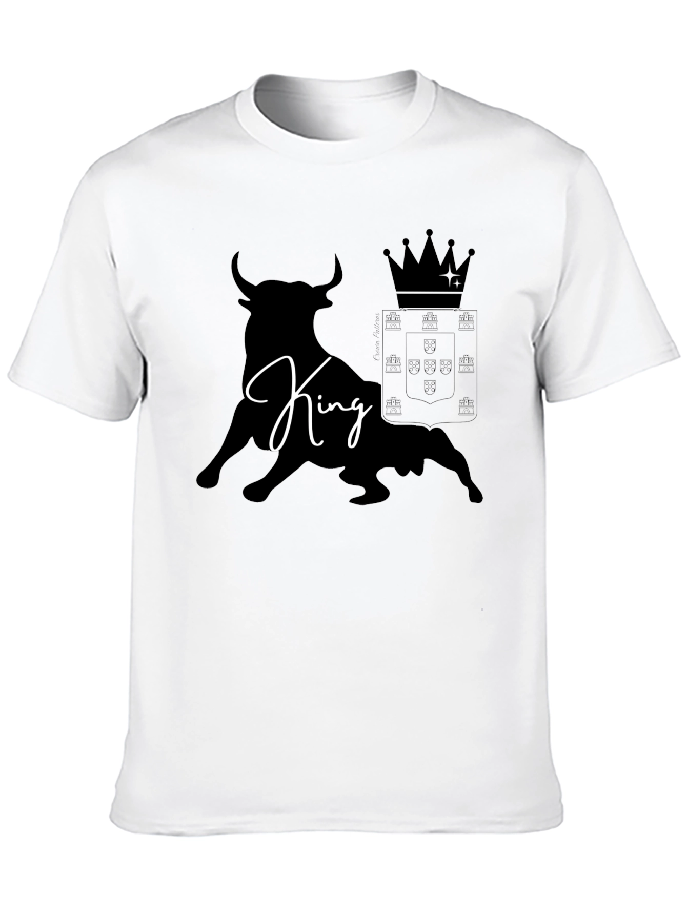 King Bull Graphic T-Shirt - Stylish Black Tee