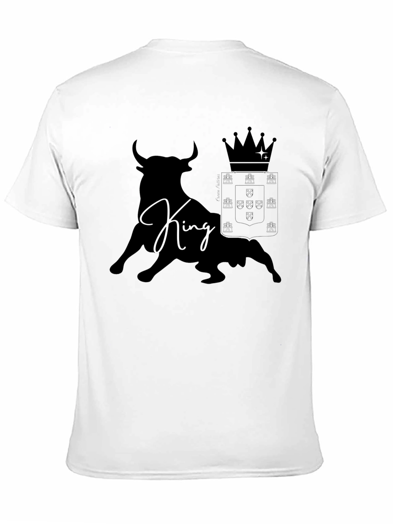 King Bull Graphic T-Shirt - Stylish Black Tee