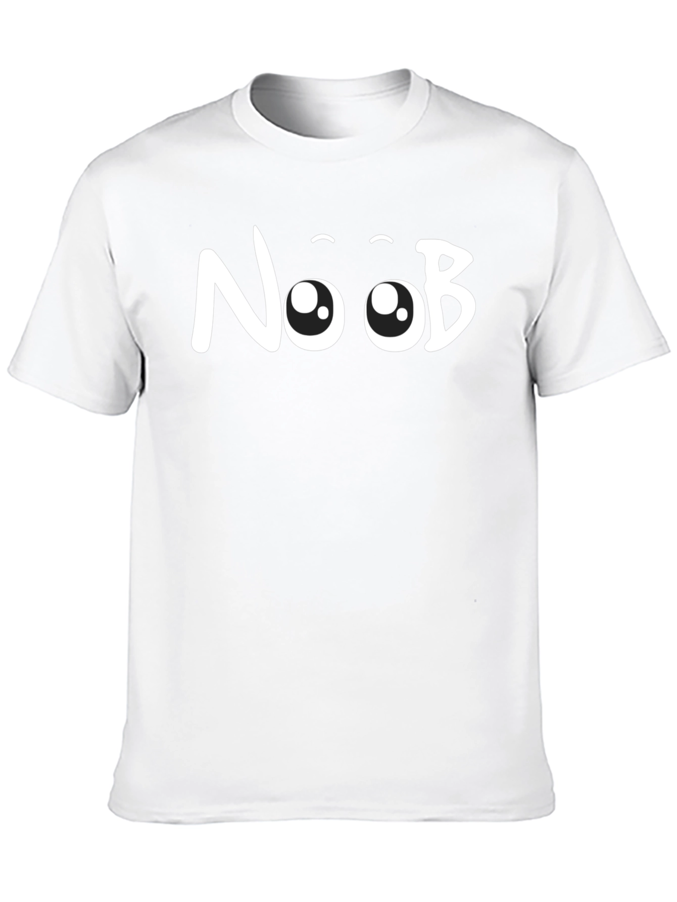 Noob Graphic Tee - Black Cotton Casual T-Shirt