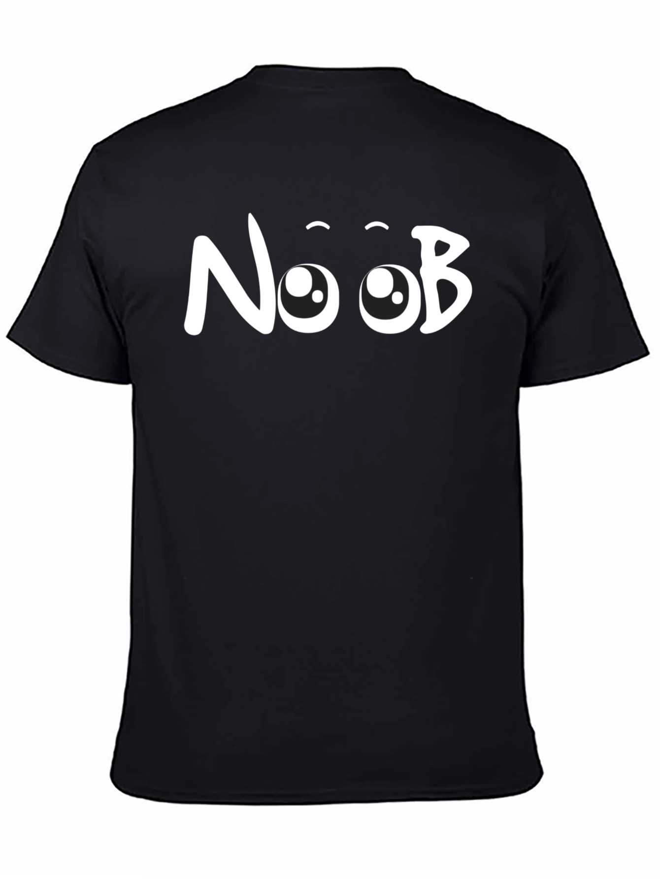 Noob Graphic Tee - Black Cotton Casual T-Shirt