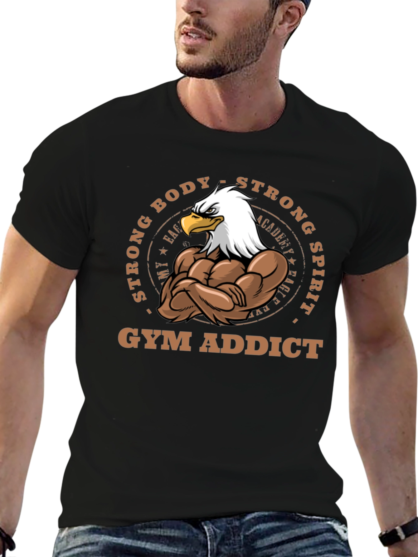 Gym Addict Eagle T-Shirt