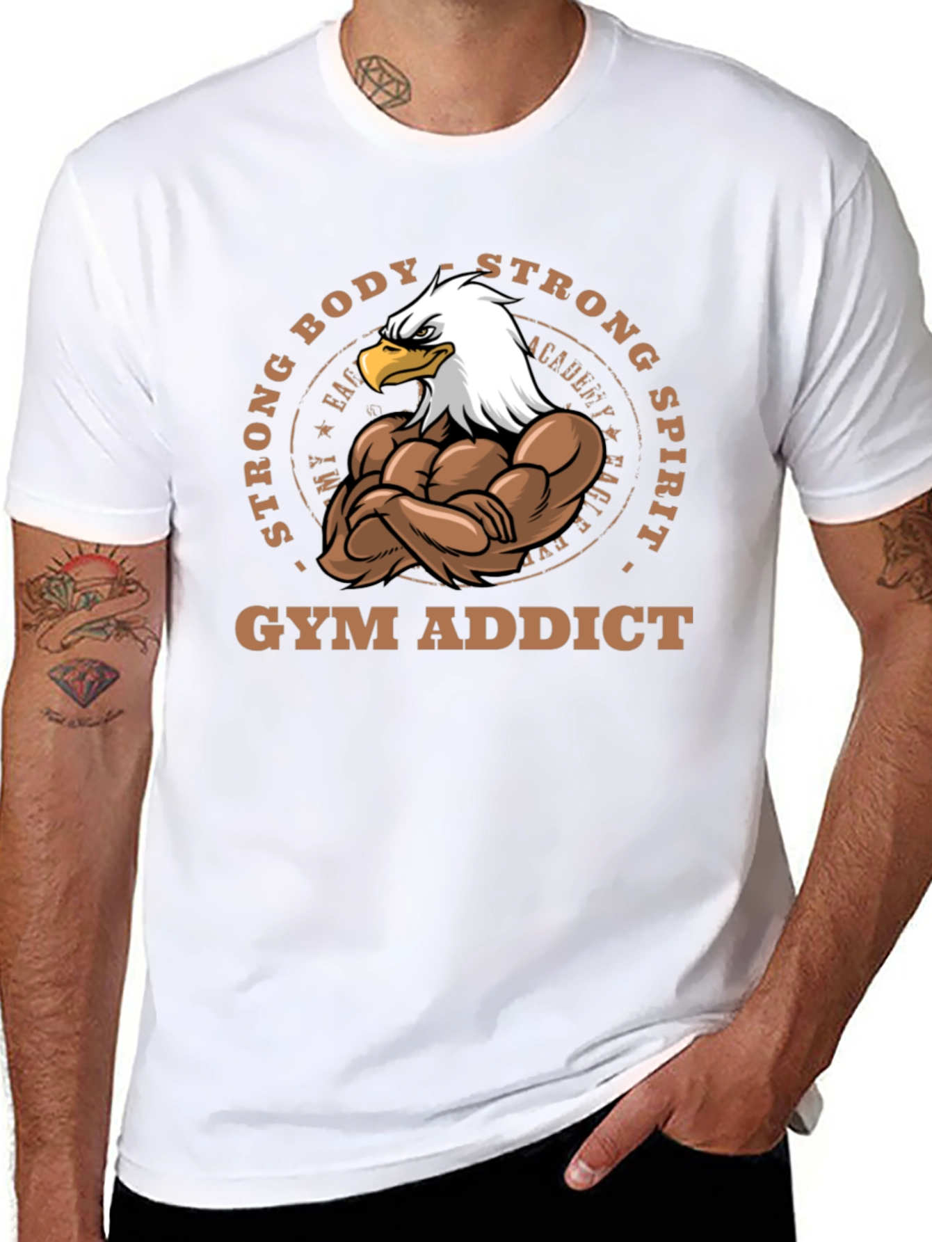 Gym Addict Eagle T-Shirt