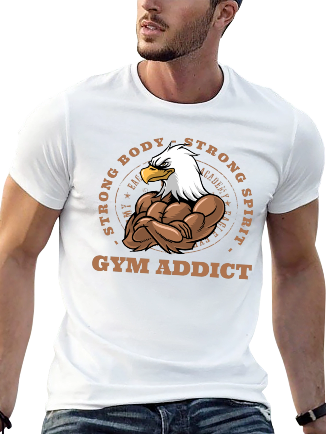 Gym Addict Eagle T-Shirt