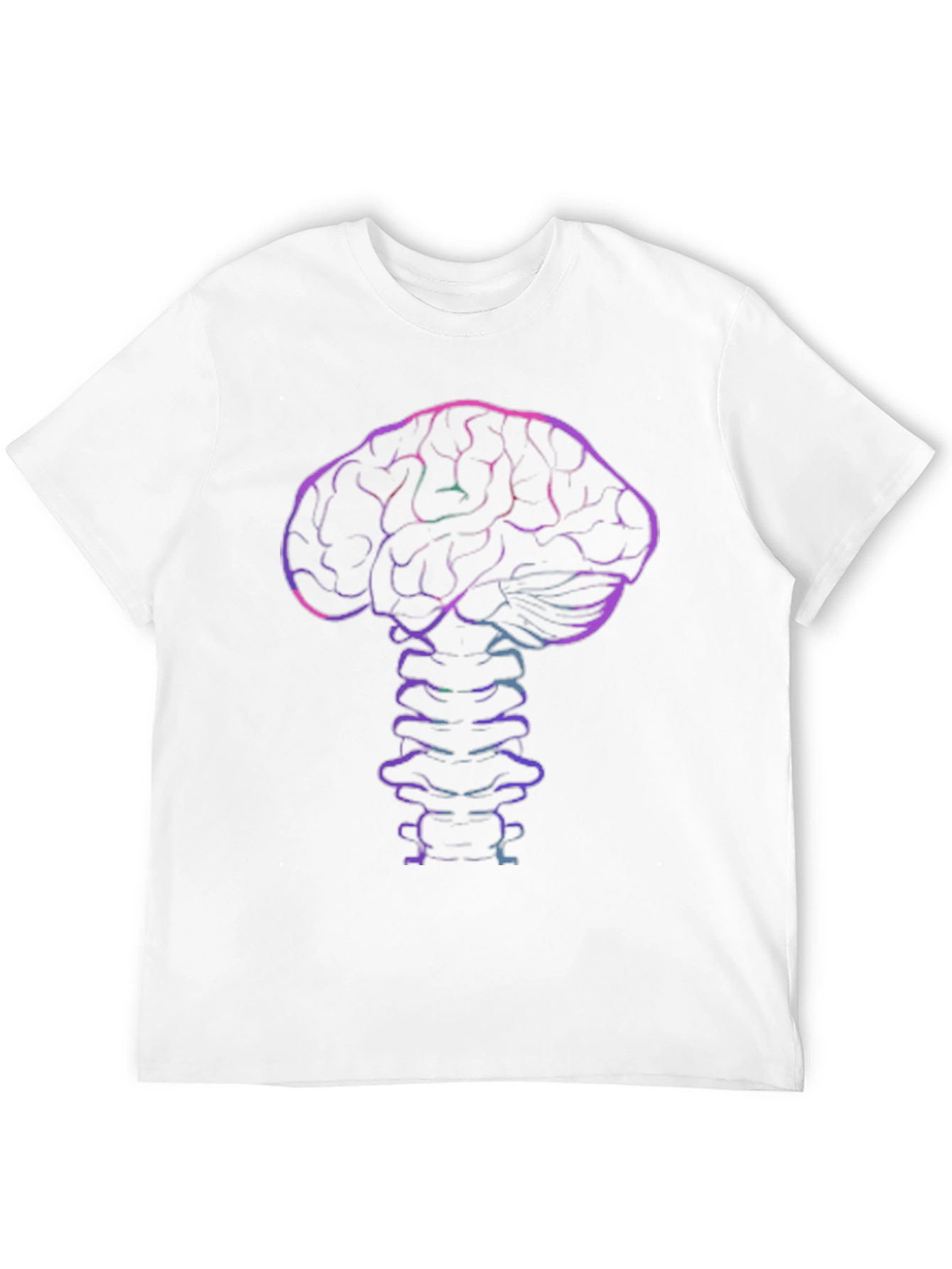 Brain & Spine Graphic Tee - Black