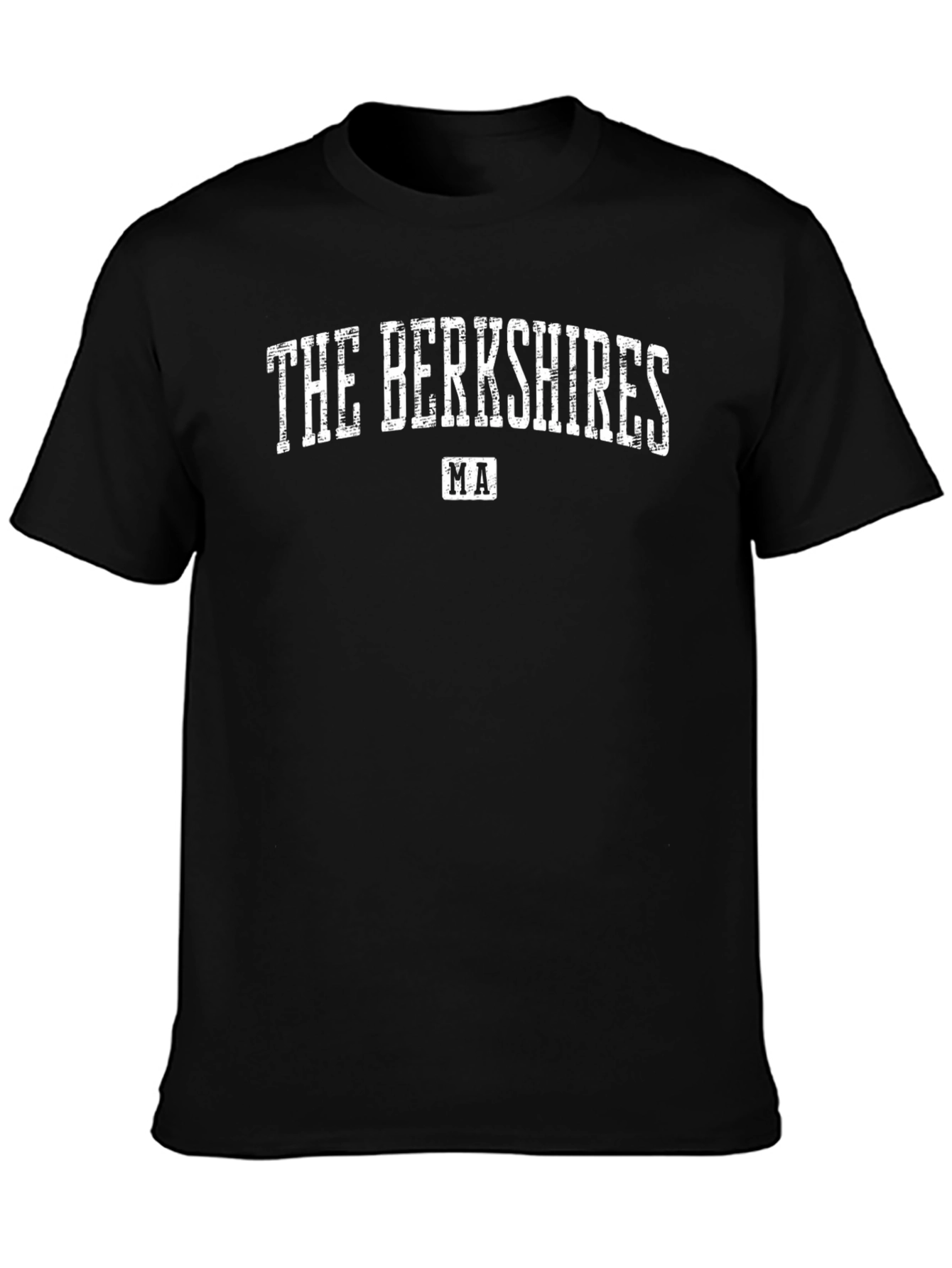 The Berkshires MA Black T-Shirt
