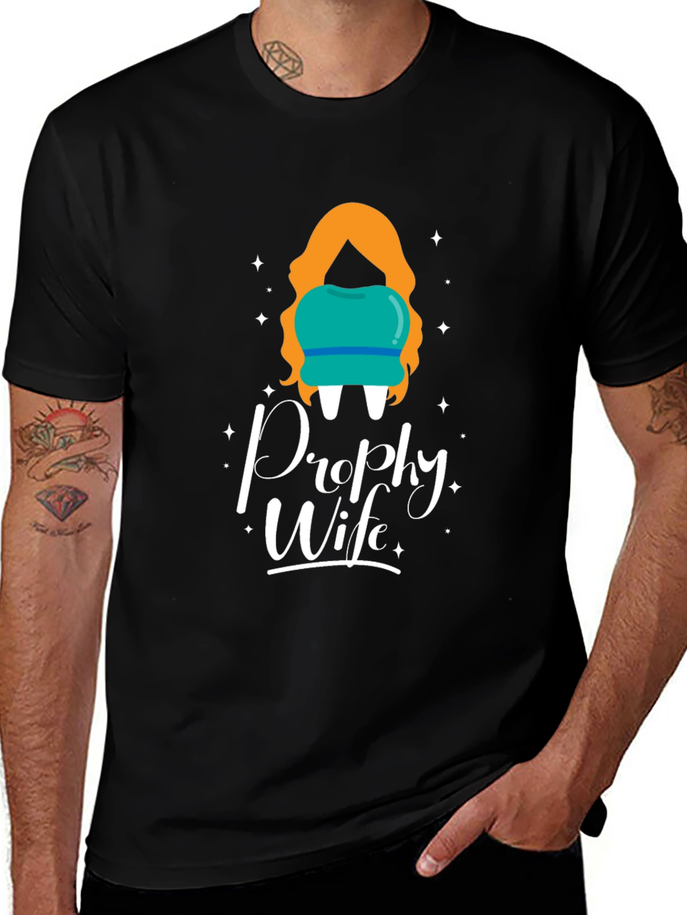 Prophy Wife Graphic T-Shirt - Dental Hygienist Tee