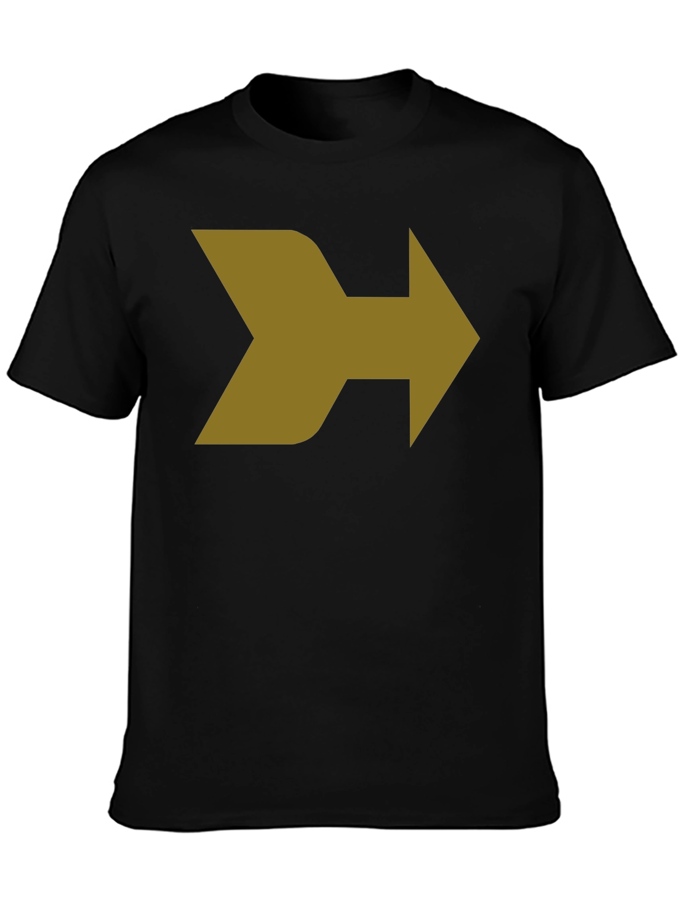 Modern Arrow Graphic T-Shirt - Black