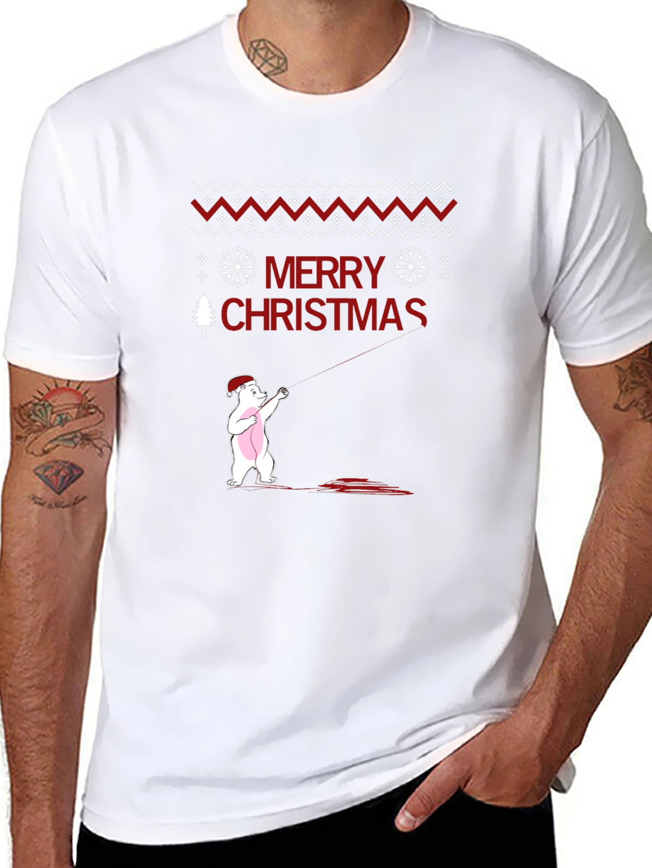 Merry Christmas Bear T-Shirt