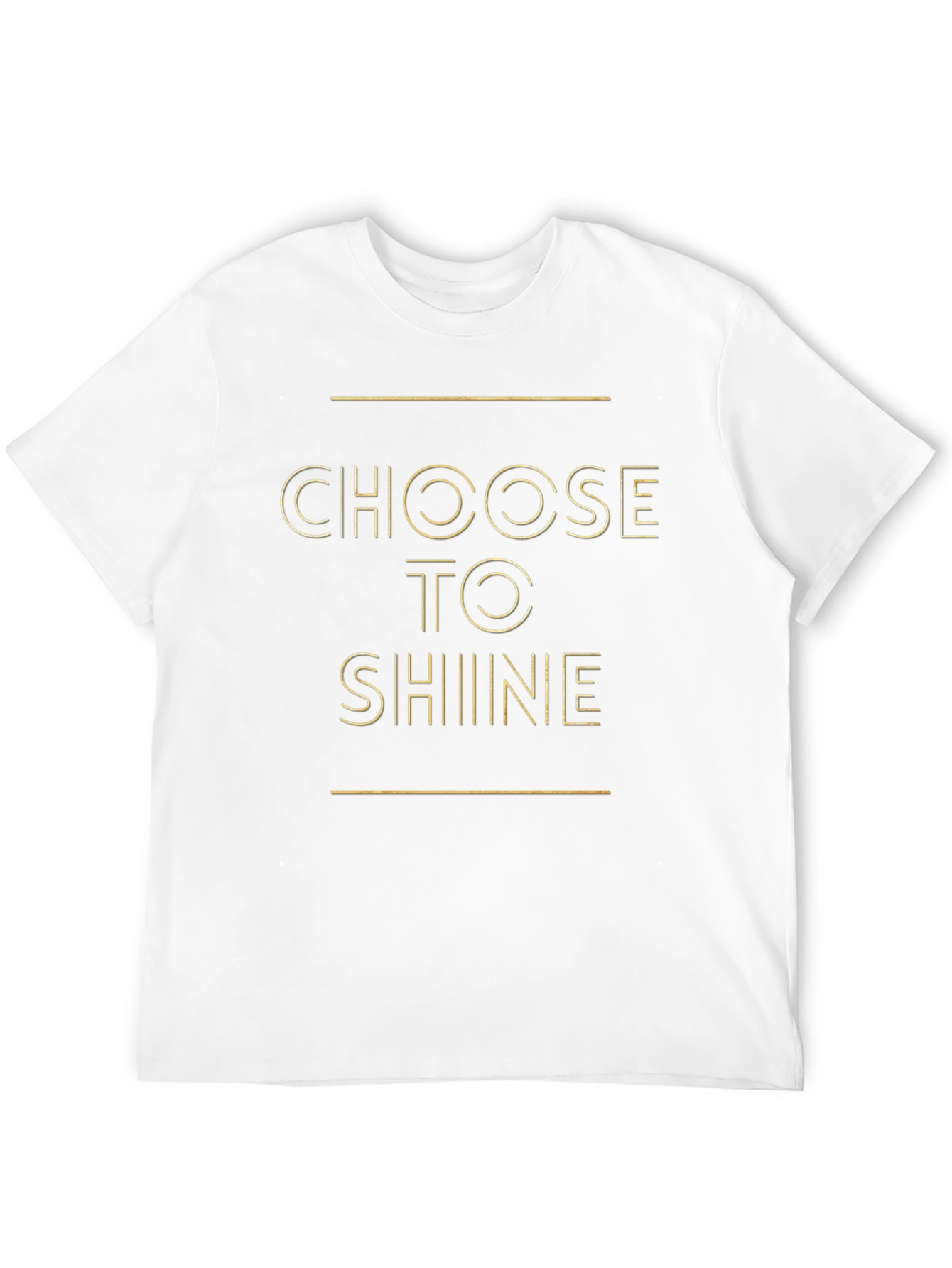 Choose To Shine Black Graphic Tee