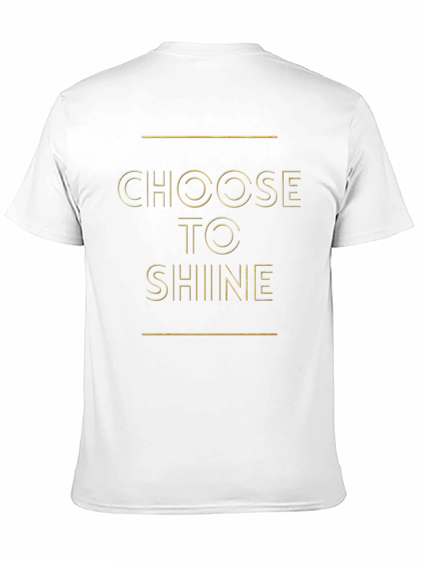Choose To Shine Black Graphic Tee