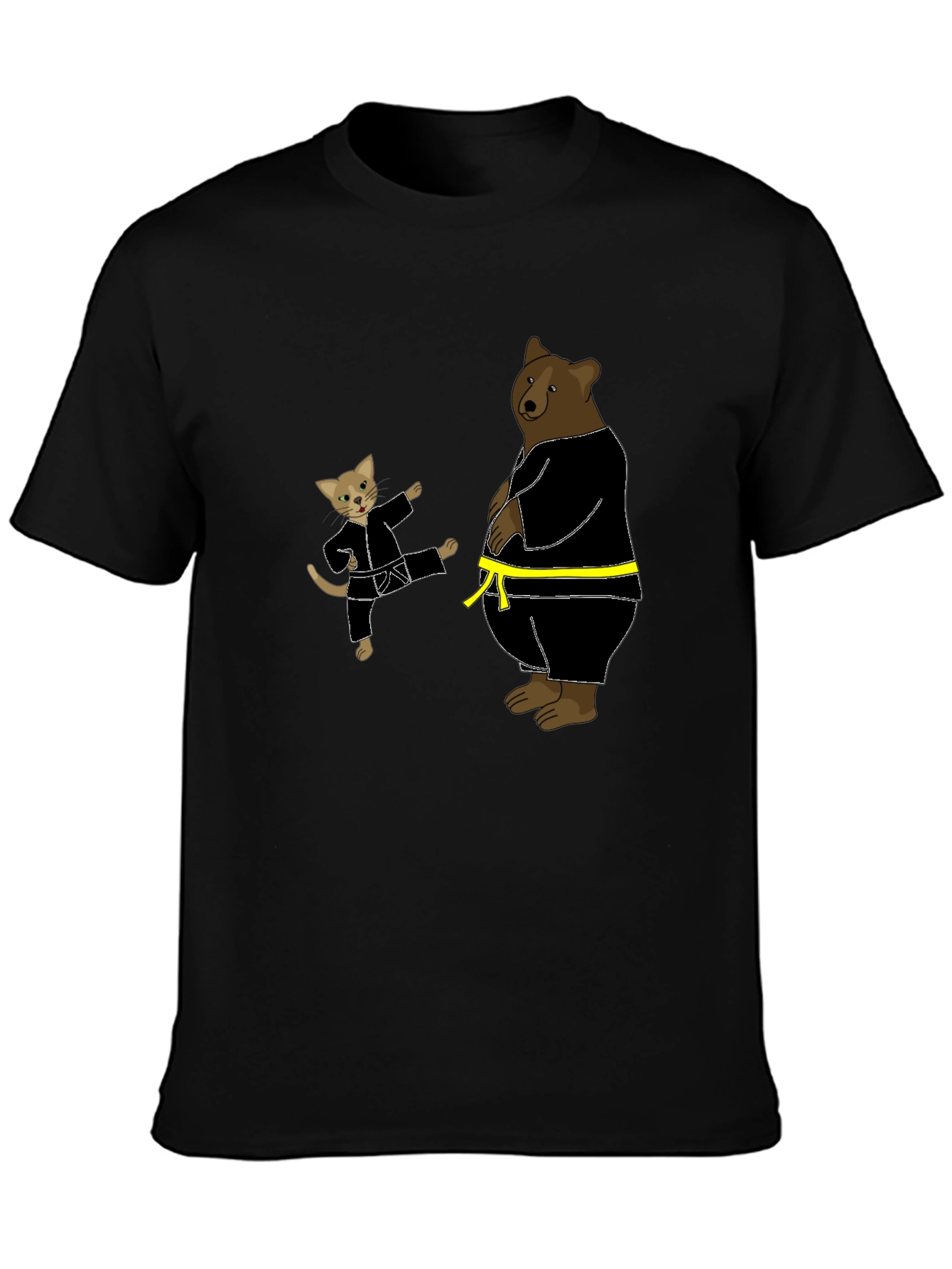 Karate Cat & Bear T-Shirt