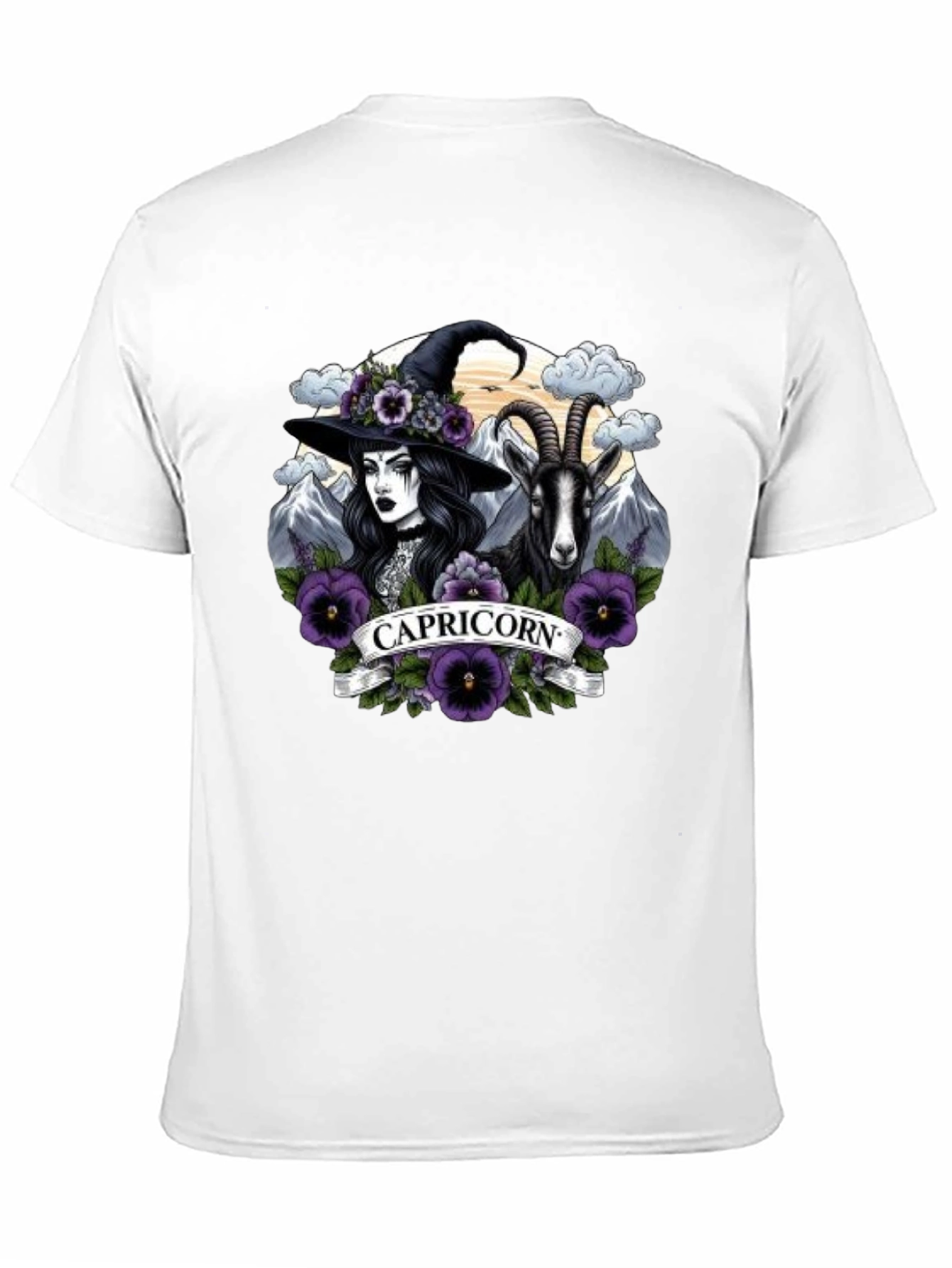 Capricorn Witch & Goat T-Shirt