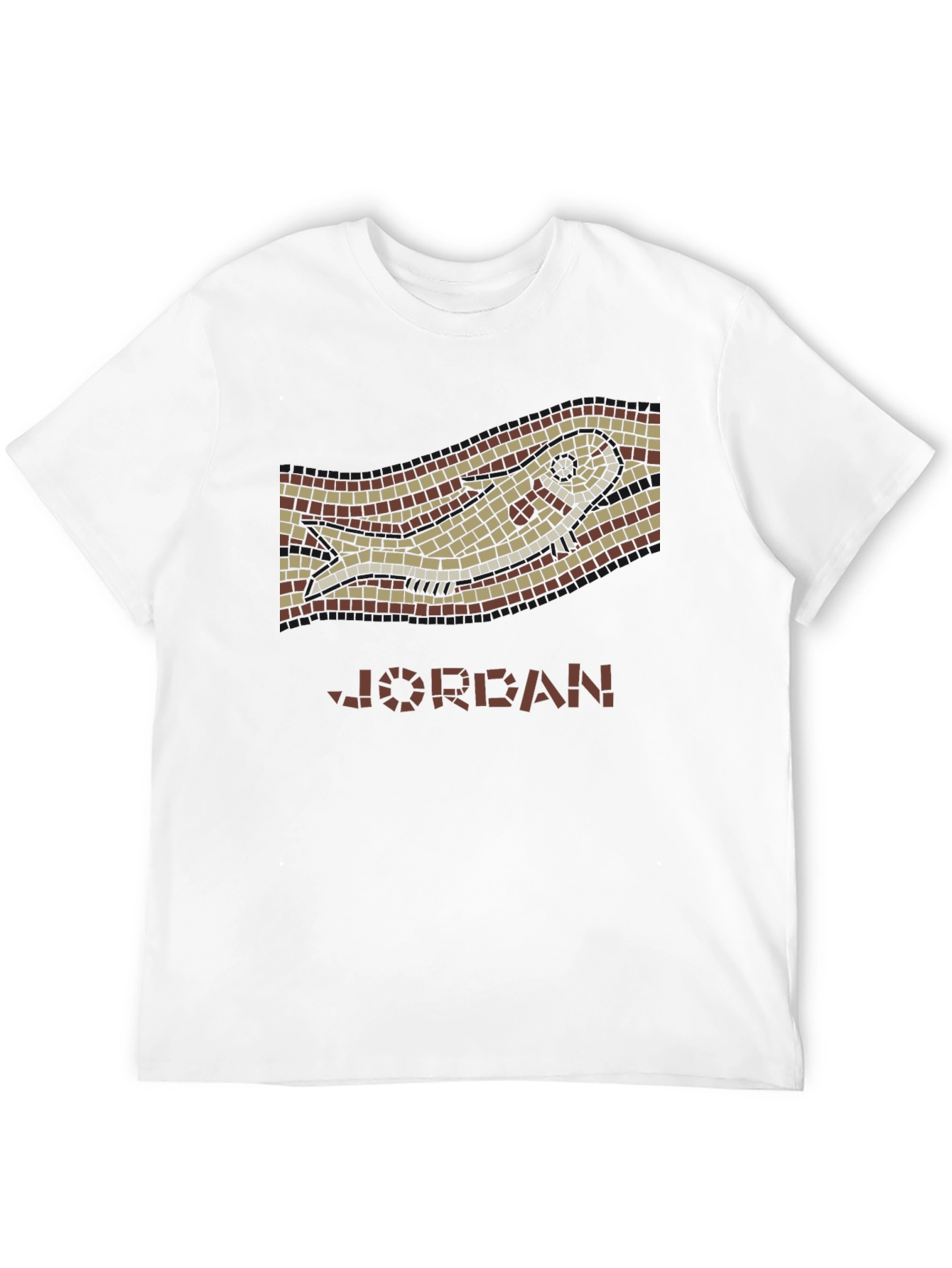 Mosaic Fish Graphic Tee - Jordan Style