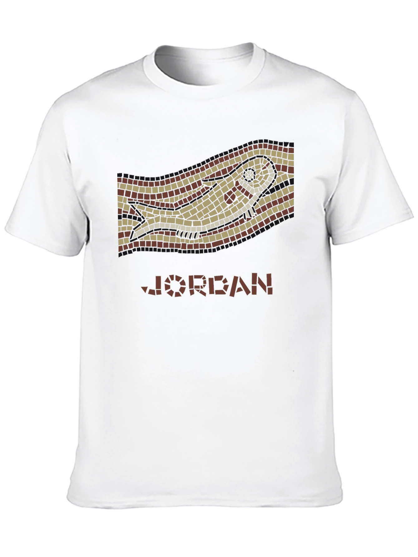 Mosaic Fish Graphic Tee - Jordan Style