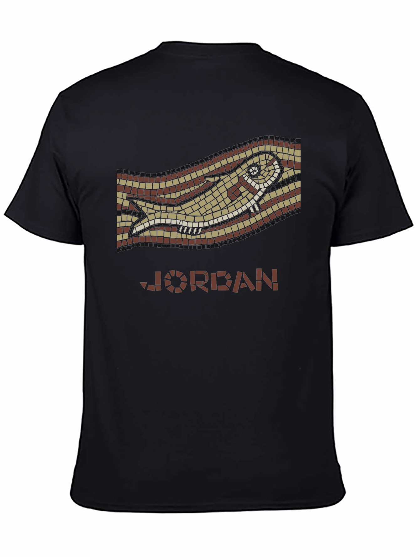 Mosaic Fish Graphic Tee - Jordan Style