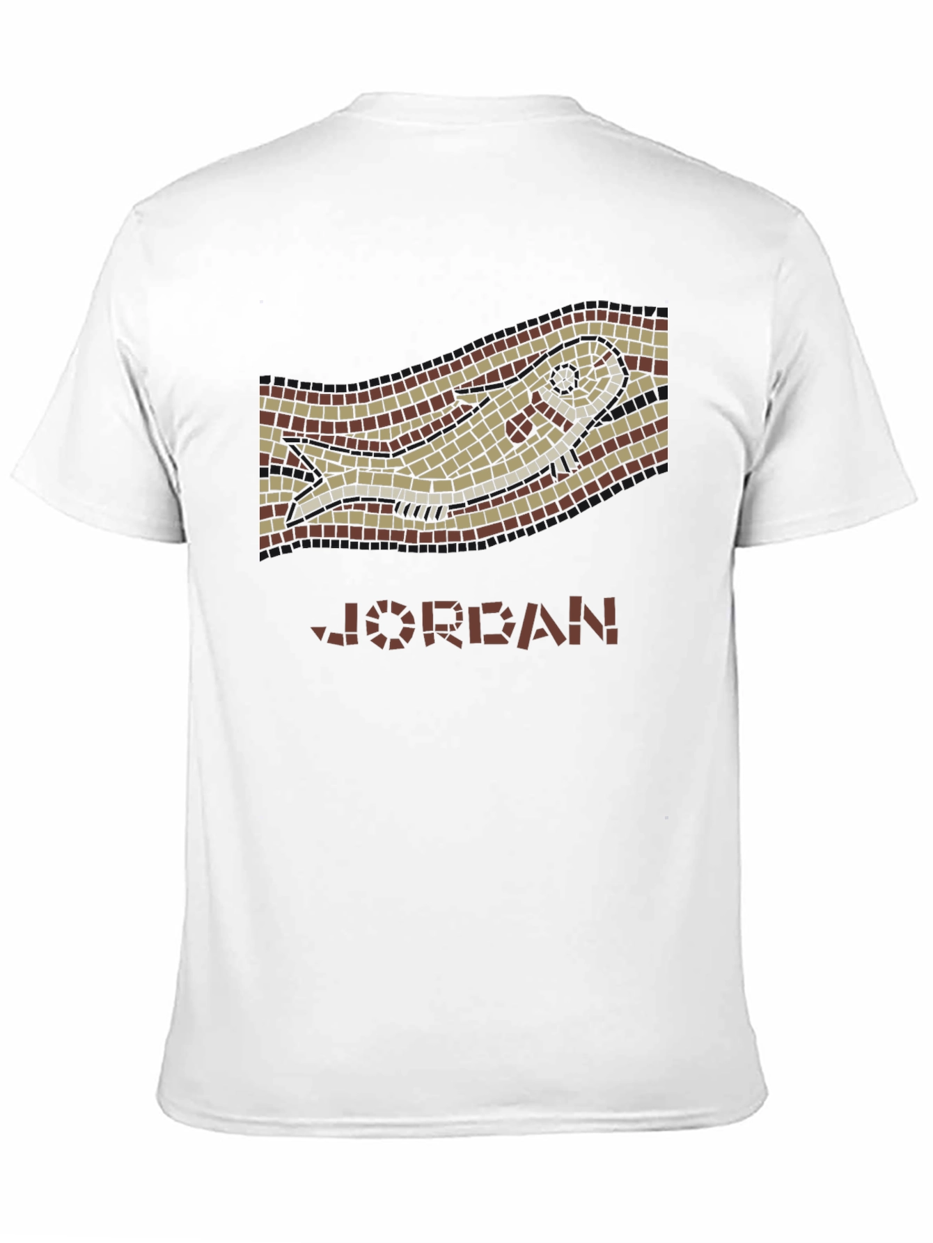 Mosaic Fish Graphic Tee - Jordan Style