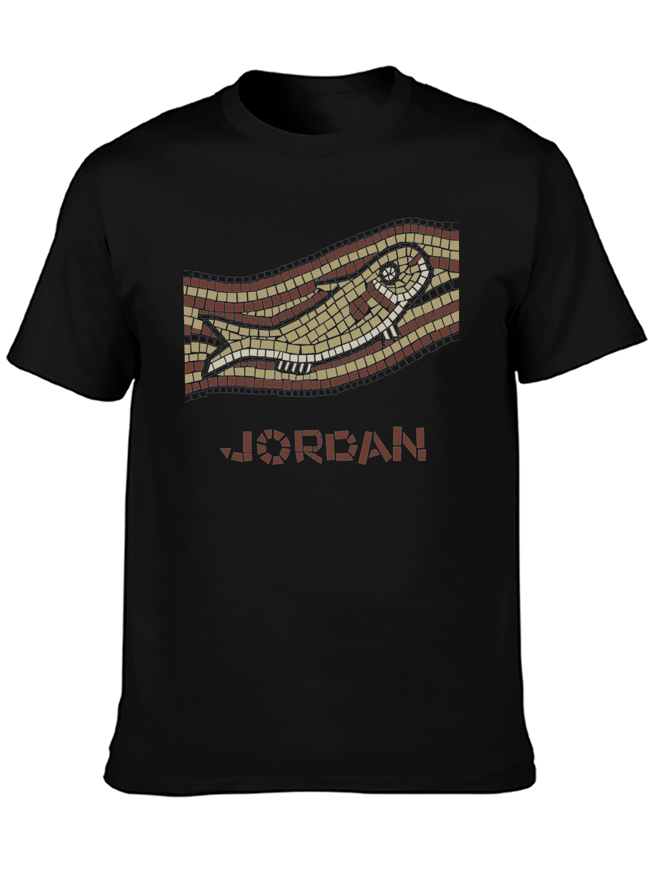 Mosaic Fish Graphic Tee - Jordan Style