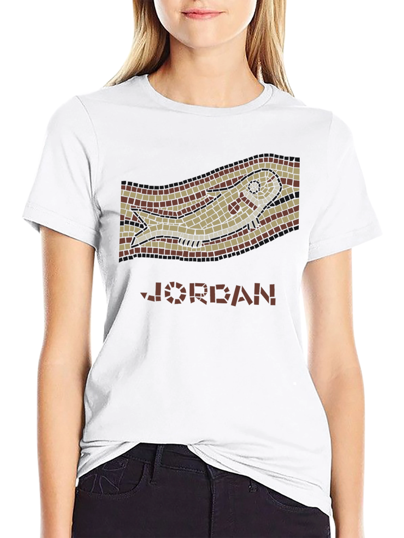Mosaic Fish Graphic Tee - Jordan Style