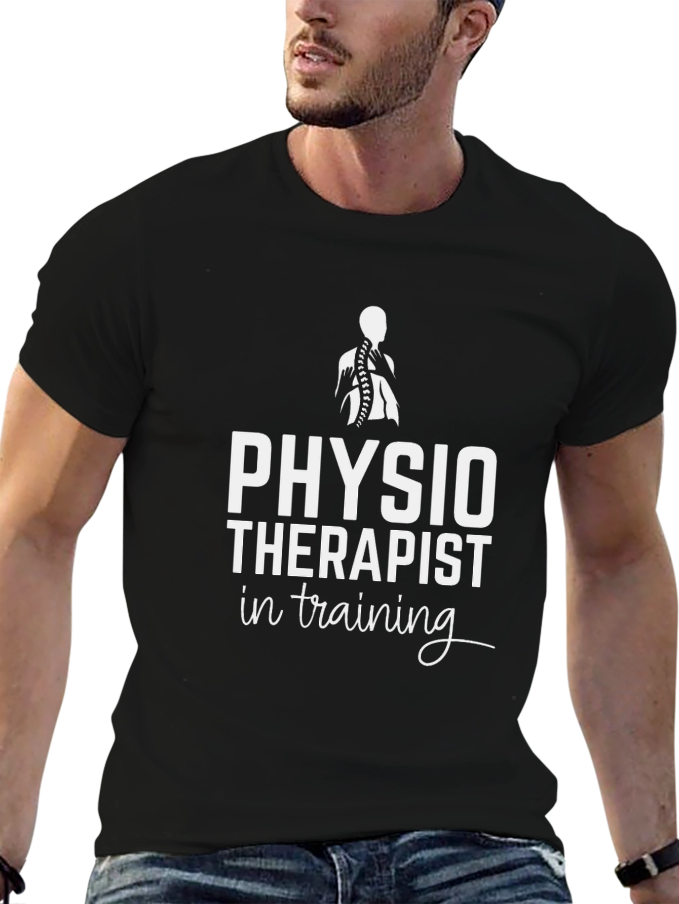Physio Therapist in Training Black T-Shirt