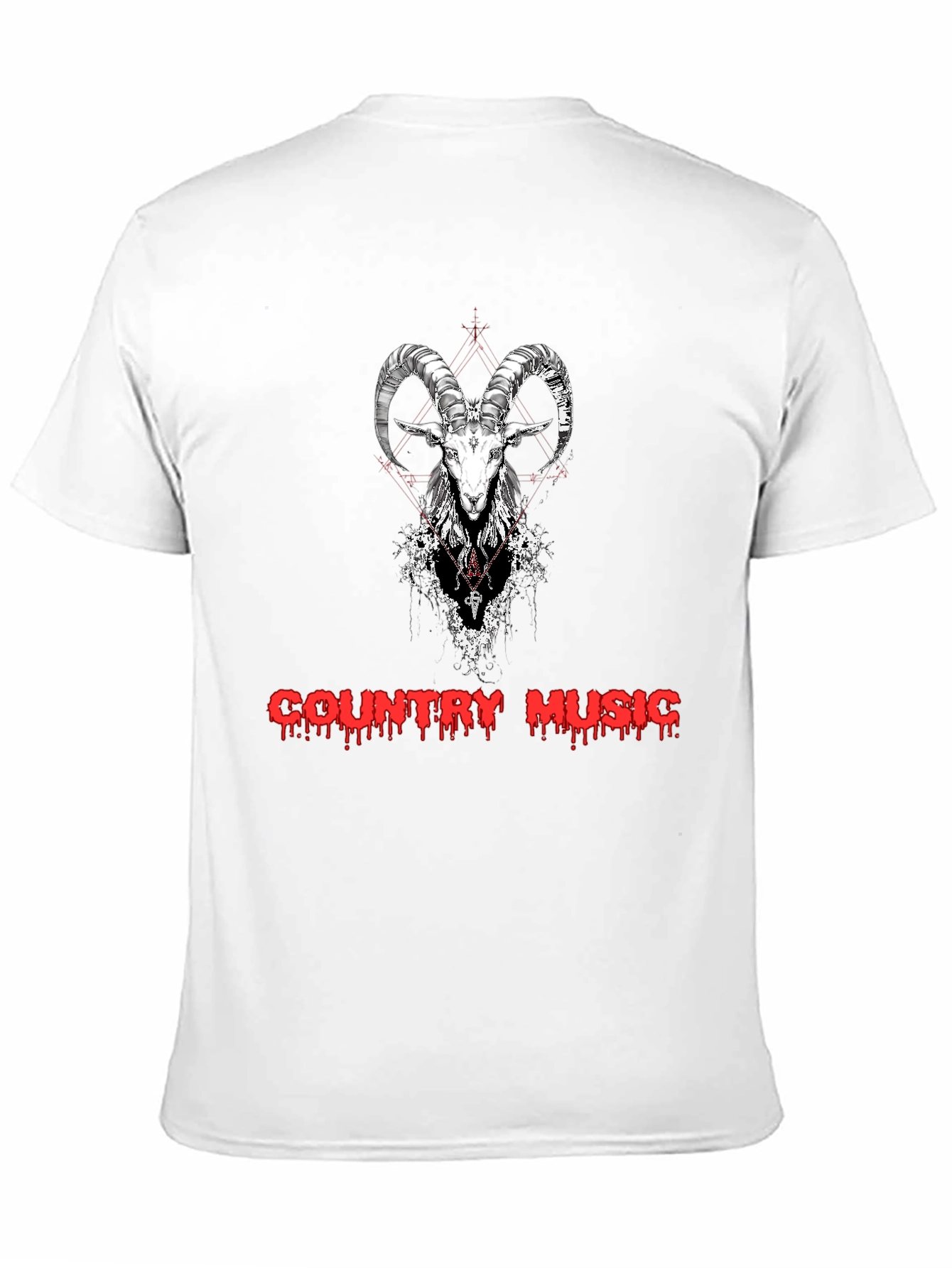 Country Music Goat Graphic T-Shirt
