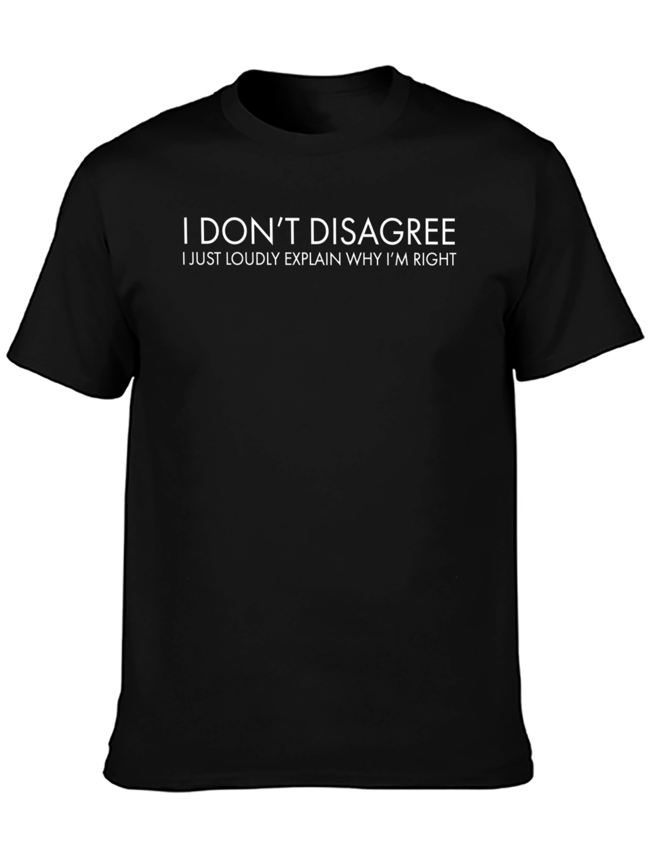 Humorous I Dont Disagree Graphic Tee