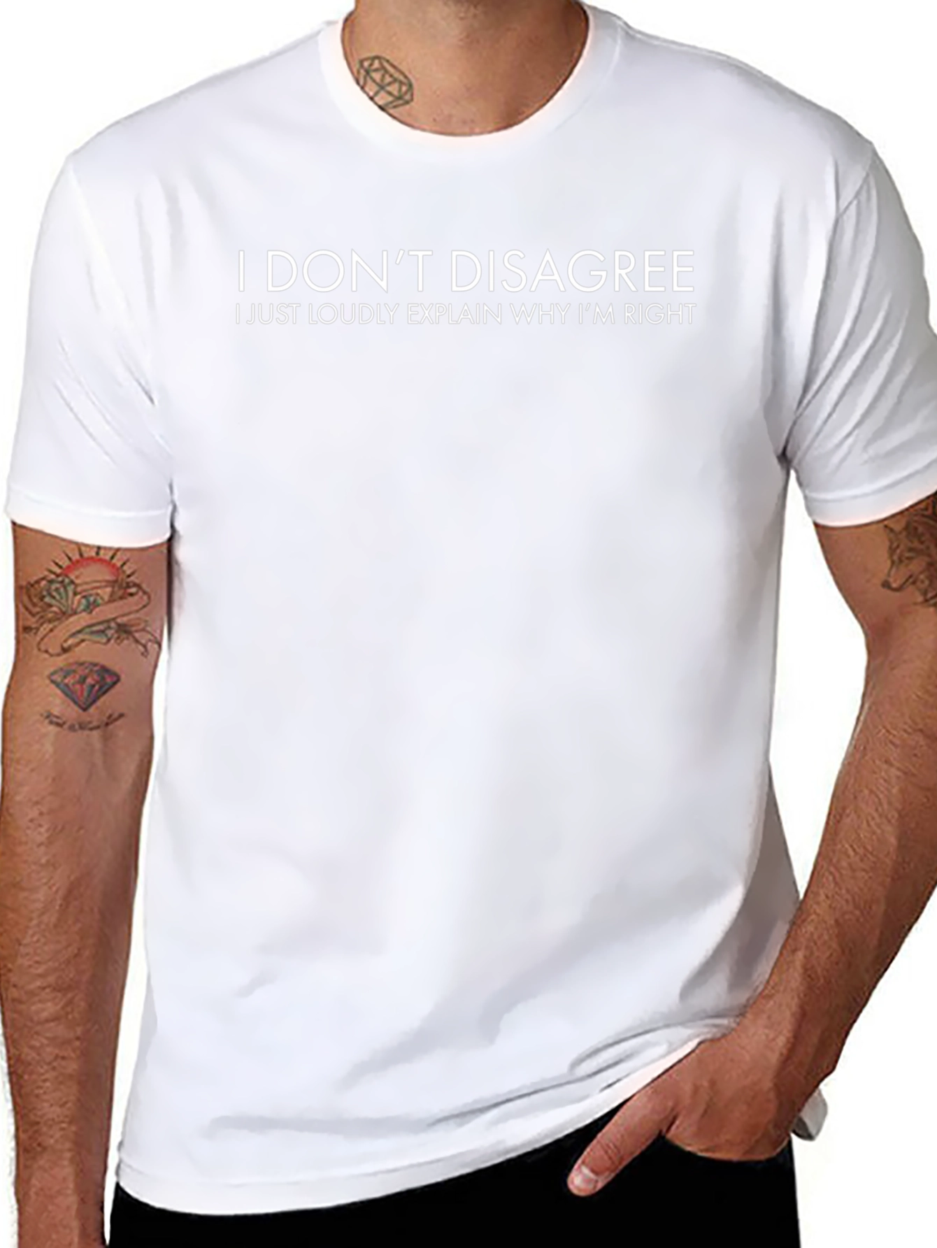 Humorous I Dont Disagree Graphic Tee
