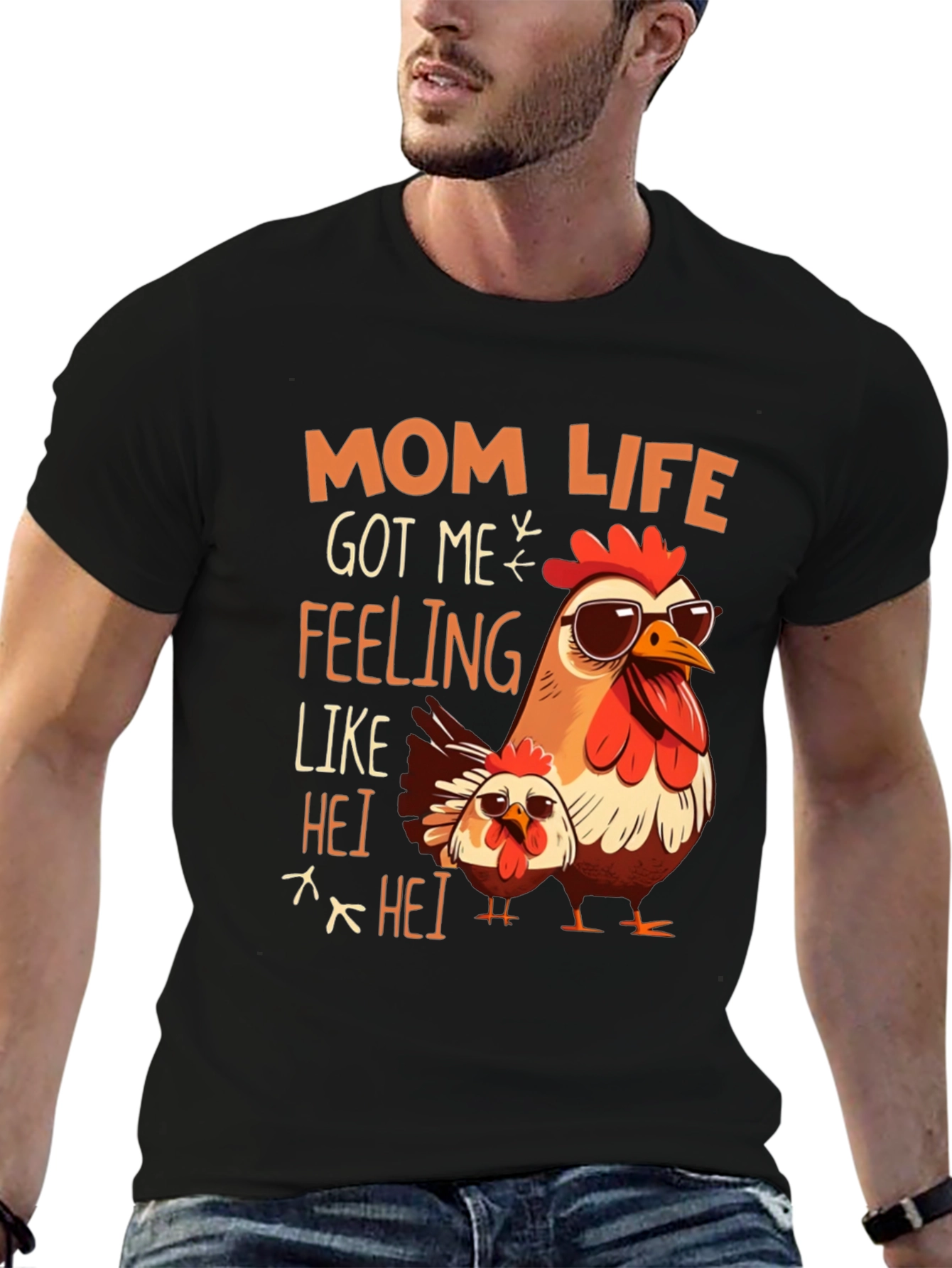 Mom Life Chicken T-Shirt