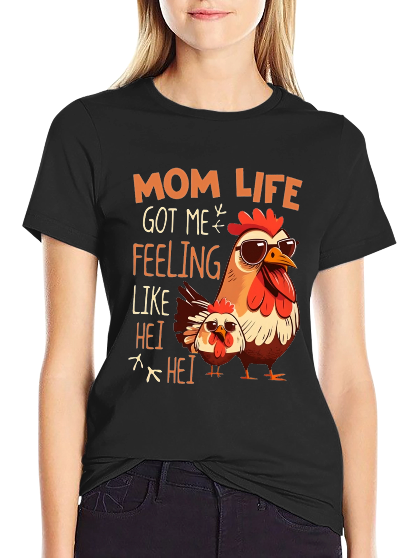 Mom Life Chicken T-Shirt
