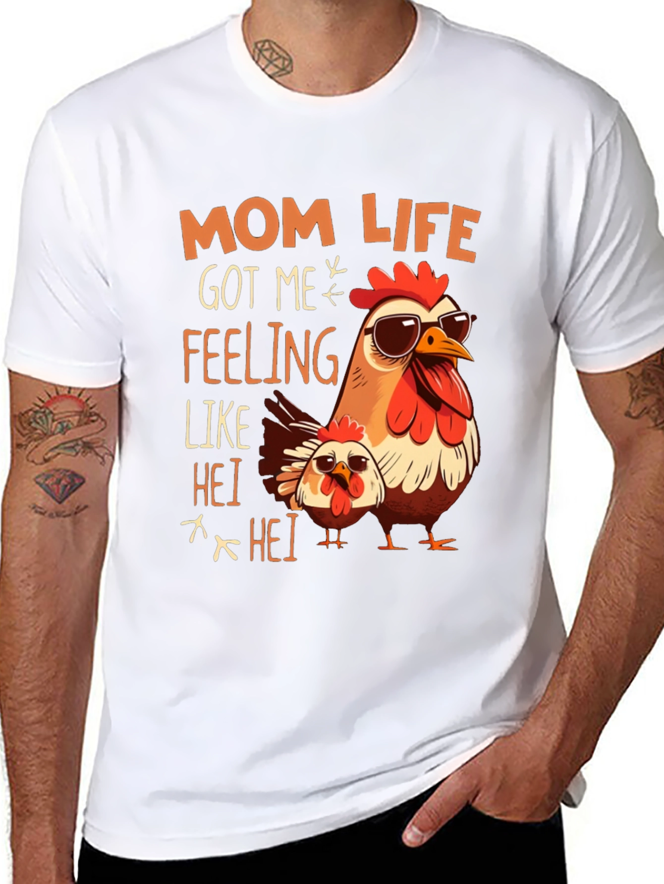 Mom Life Chicken T-Shirt