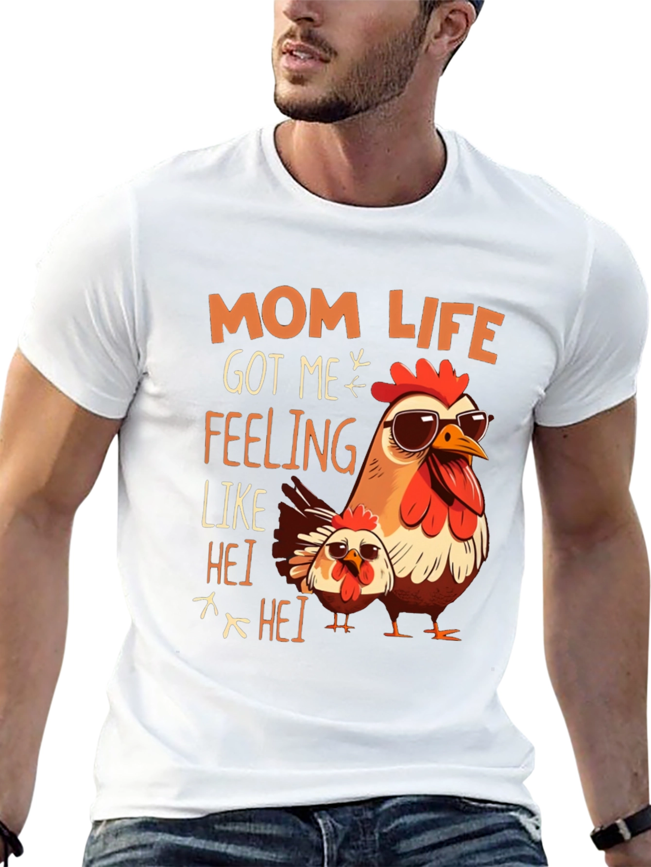 Mom Life Chicken T-Shirt