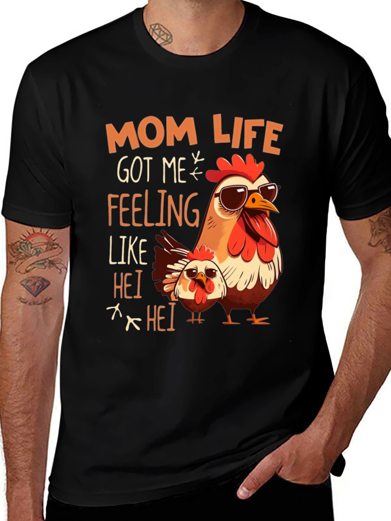Mom Life Chicken T-Shirt