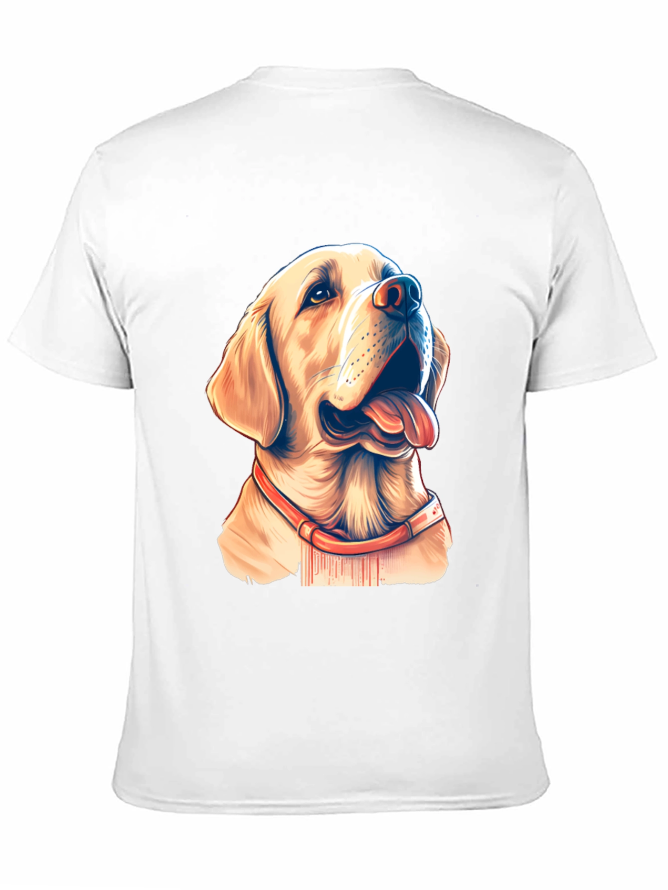 Labrador Dog Graphic Print T-Shirt