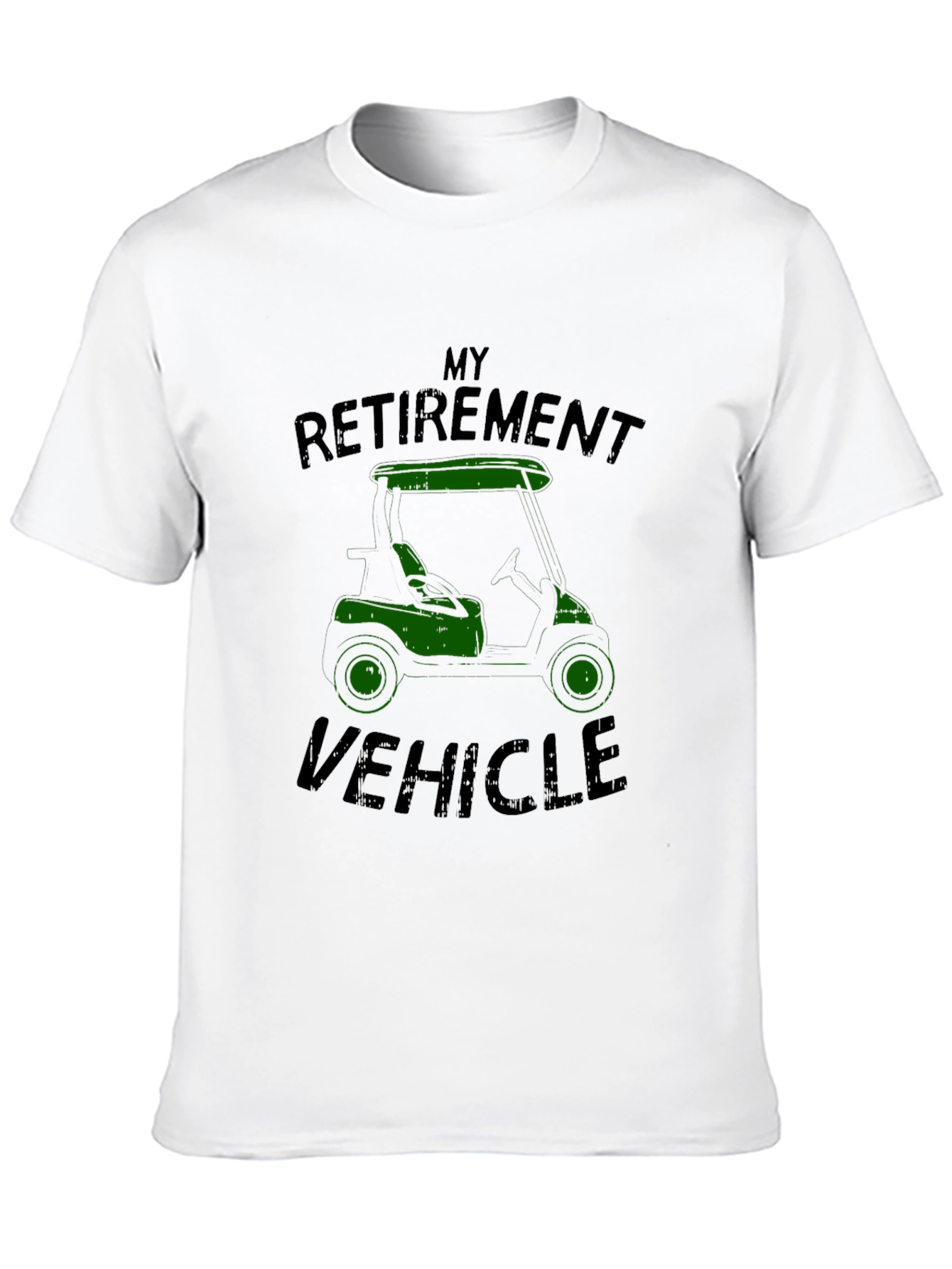 Retirement Vehicle Golf Cart T-Shirt